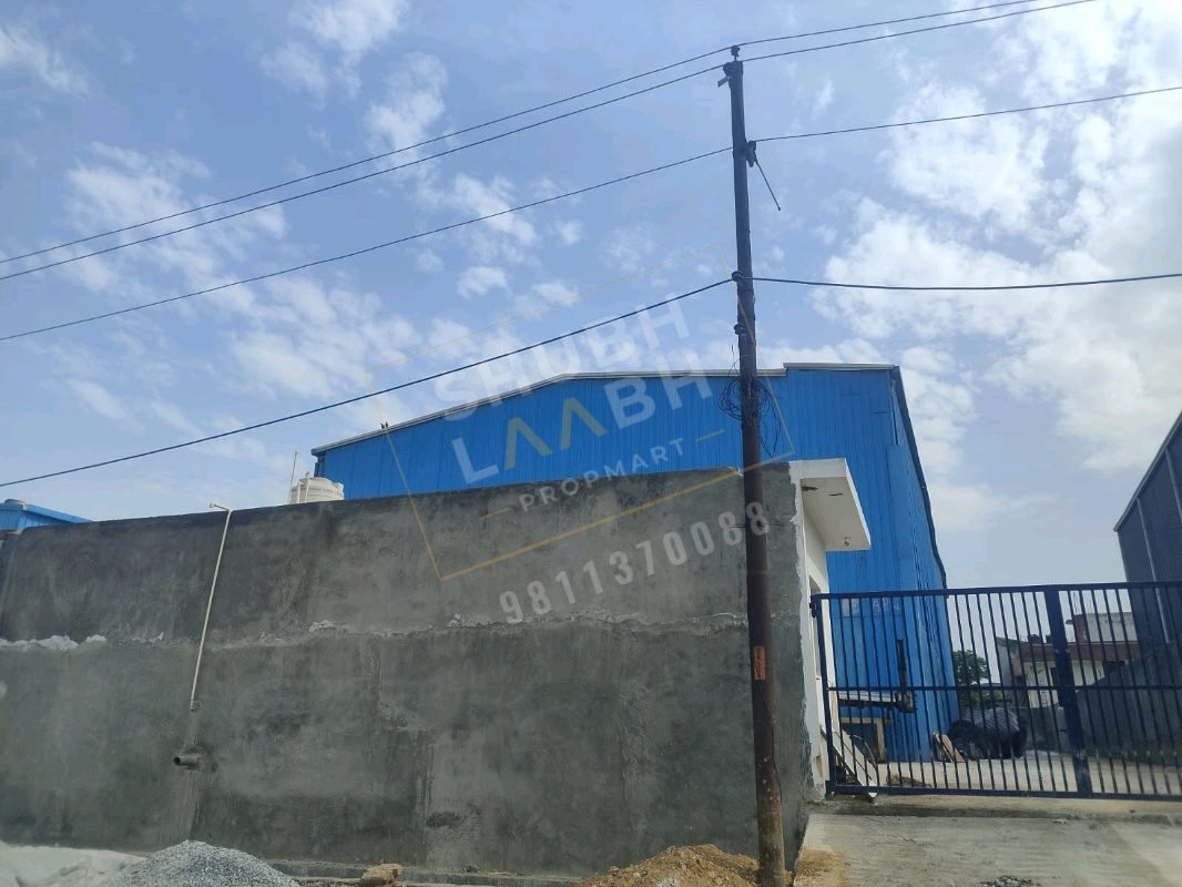 1,263 sq m industrial shed in UPSIDA Site 5, Surajpur, Greater Noida — 9,000 sq ft covered, 18 m road