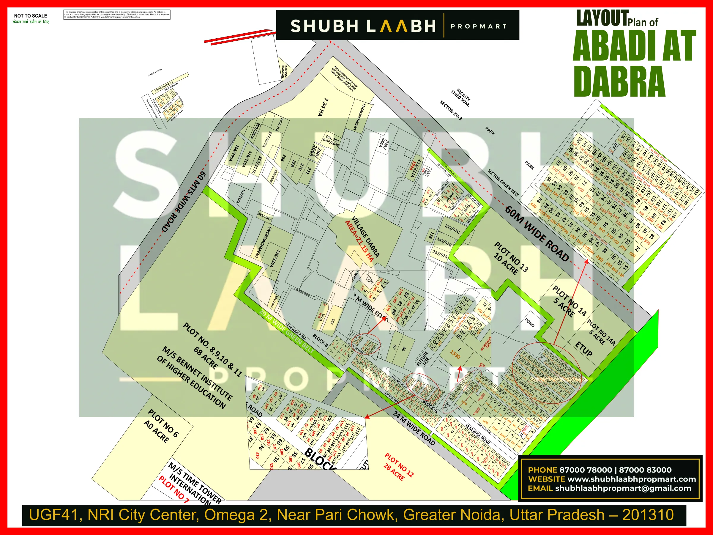 Abadi Village Dabra — Greater Noida village abadi plan