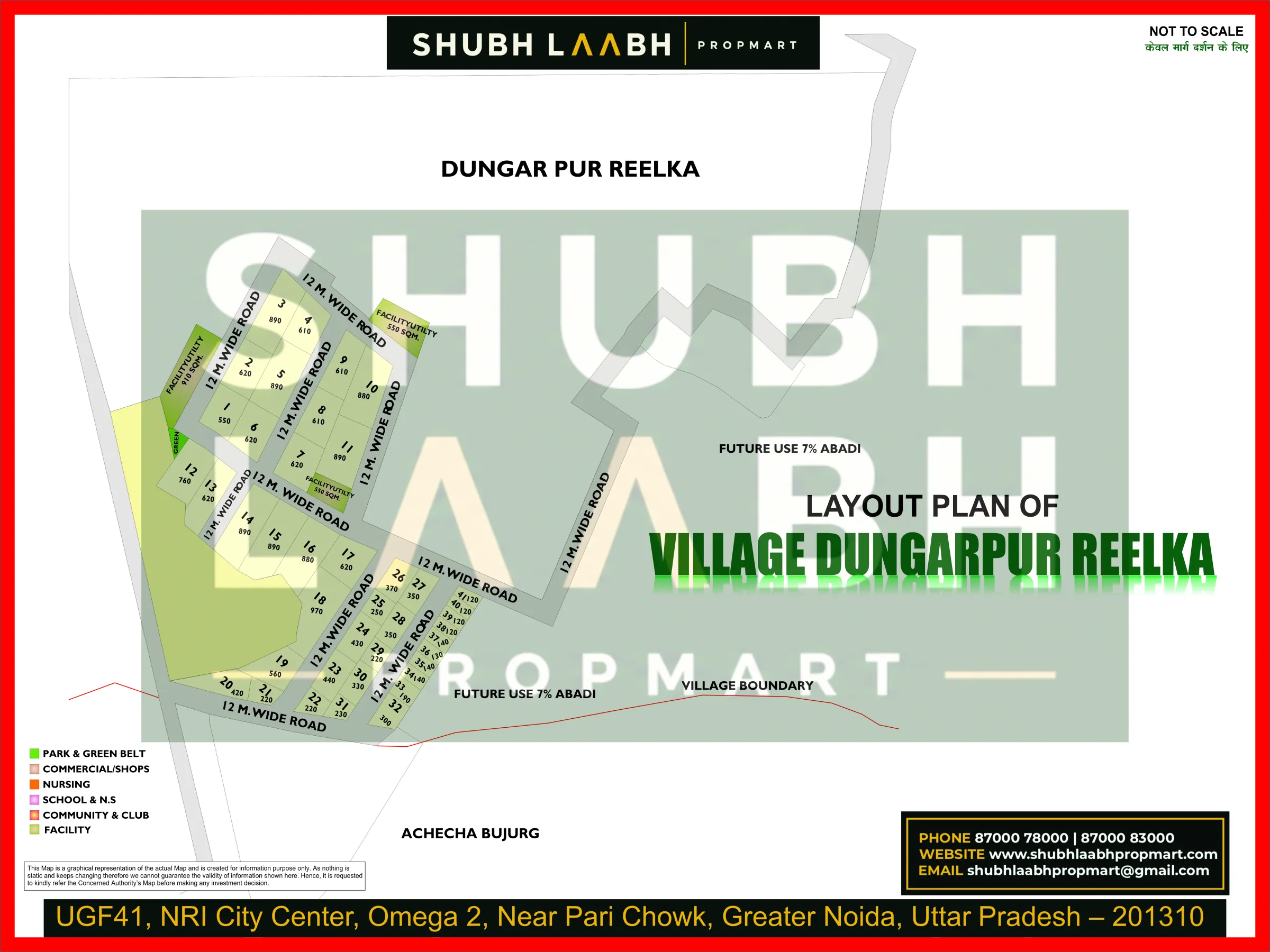 Abadi Village Dungarpur Reelkha — Greater Noida village abadi plan