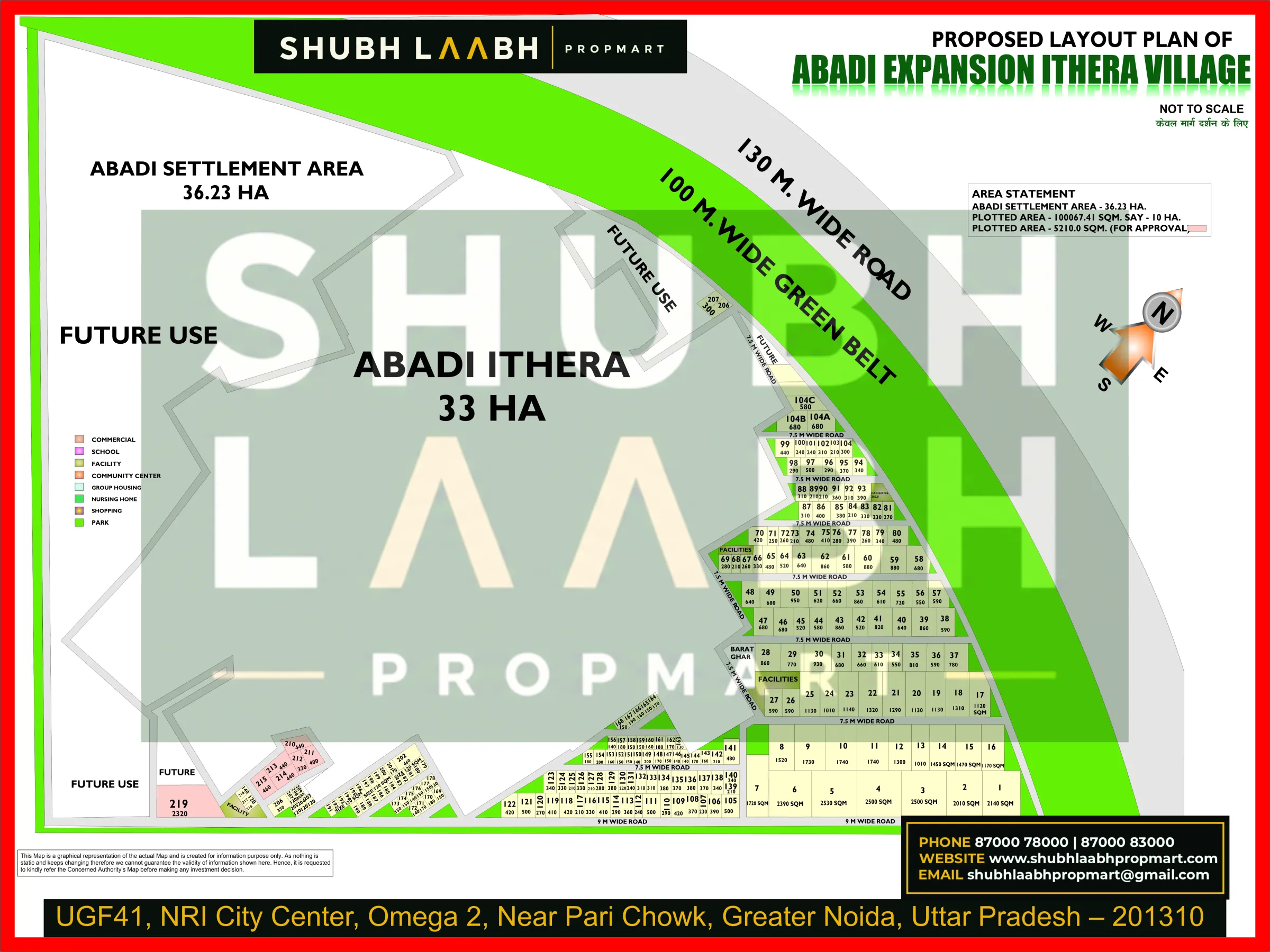 Abadi Village Ithera — Greater Noida village abadi plan