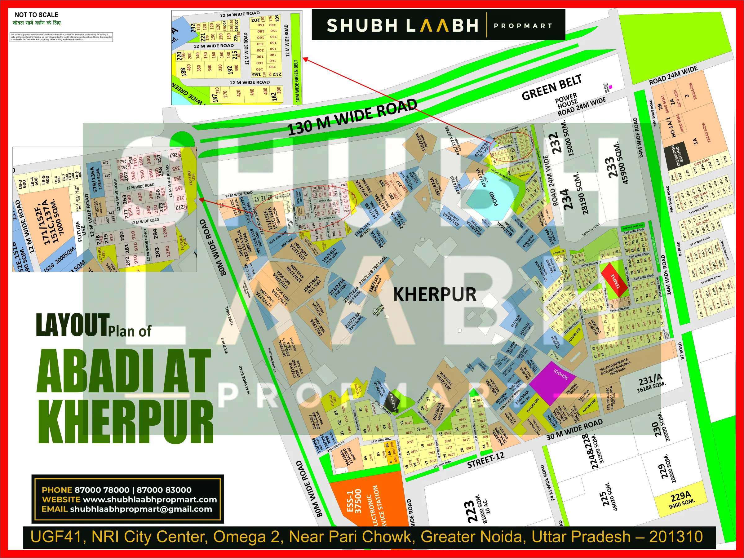 Abadi Village Kherpur — Greater Noida village abadi plan