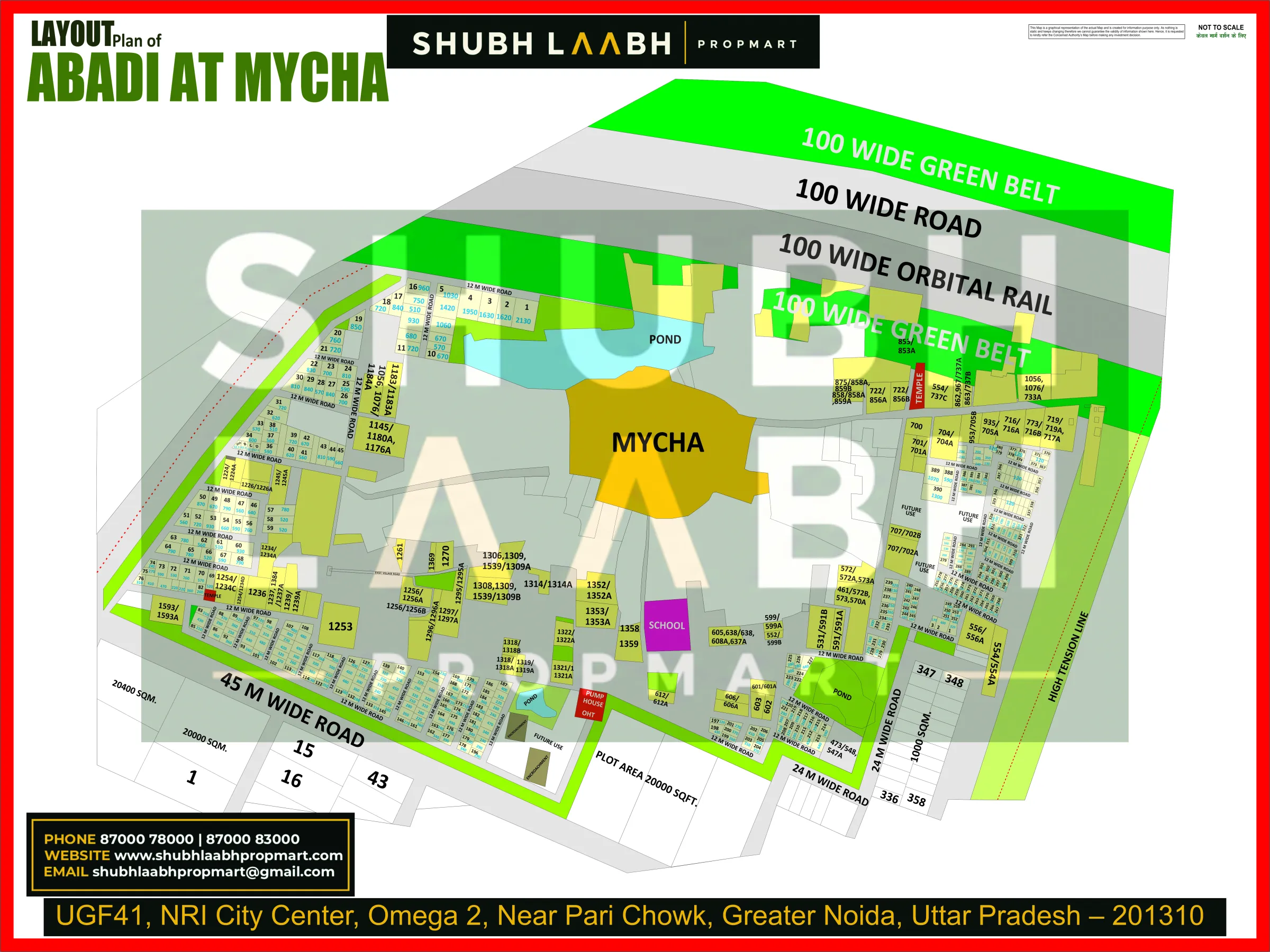Abadi Village Machya — Greater Noida village abadi plan