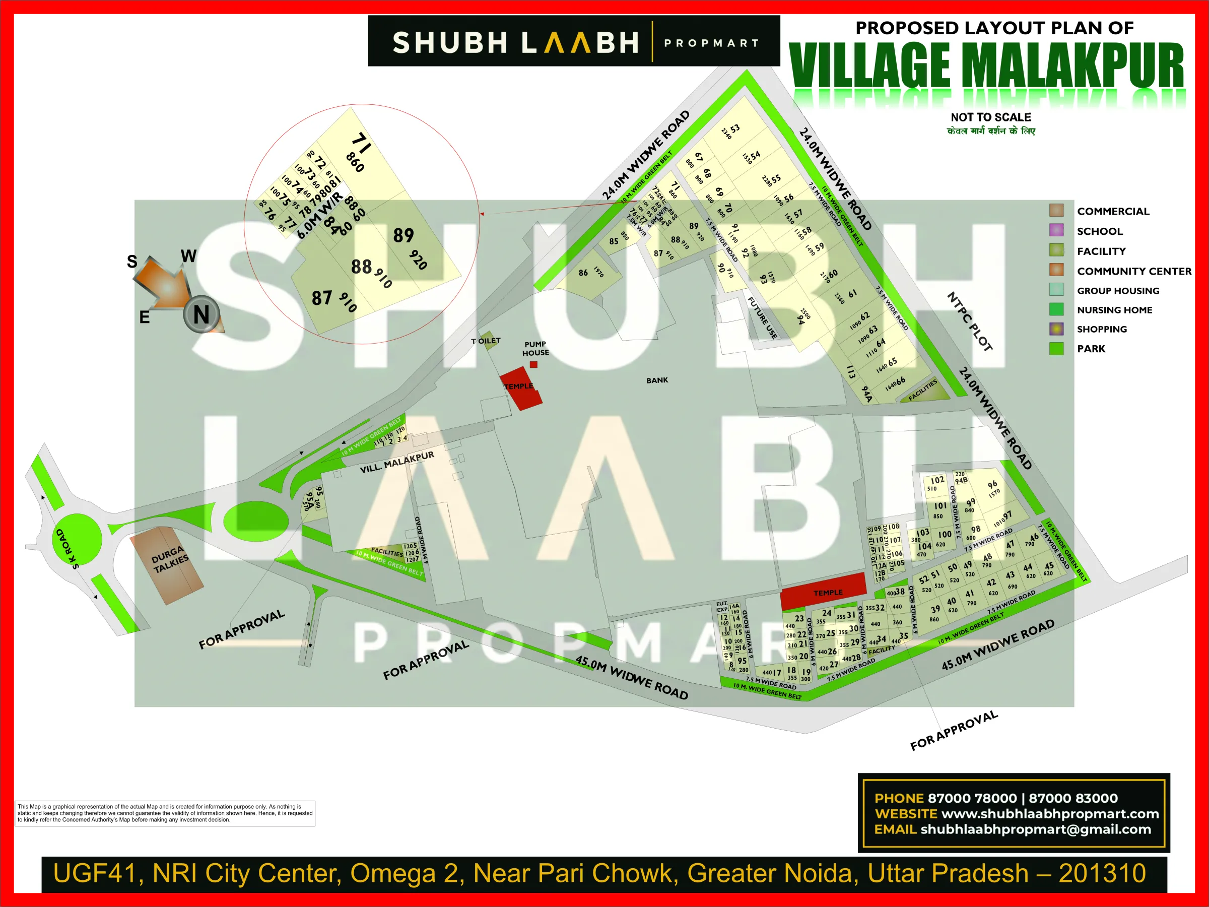 Abadi Village Malakpur — Greater Noida village abadi plan