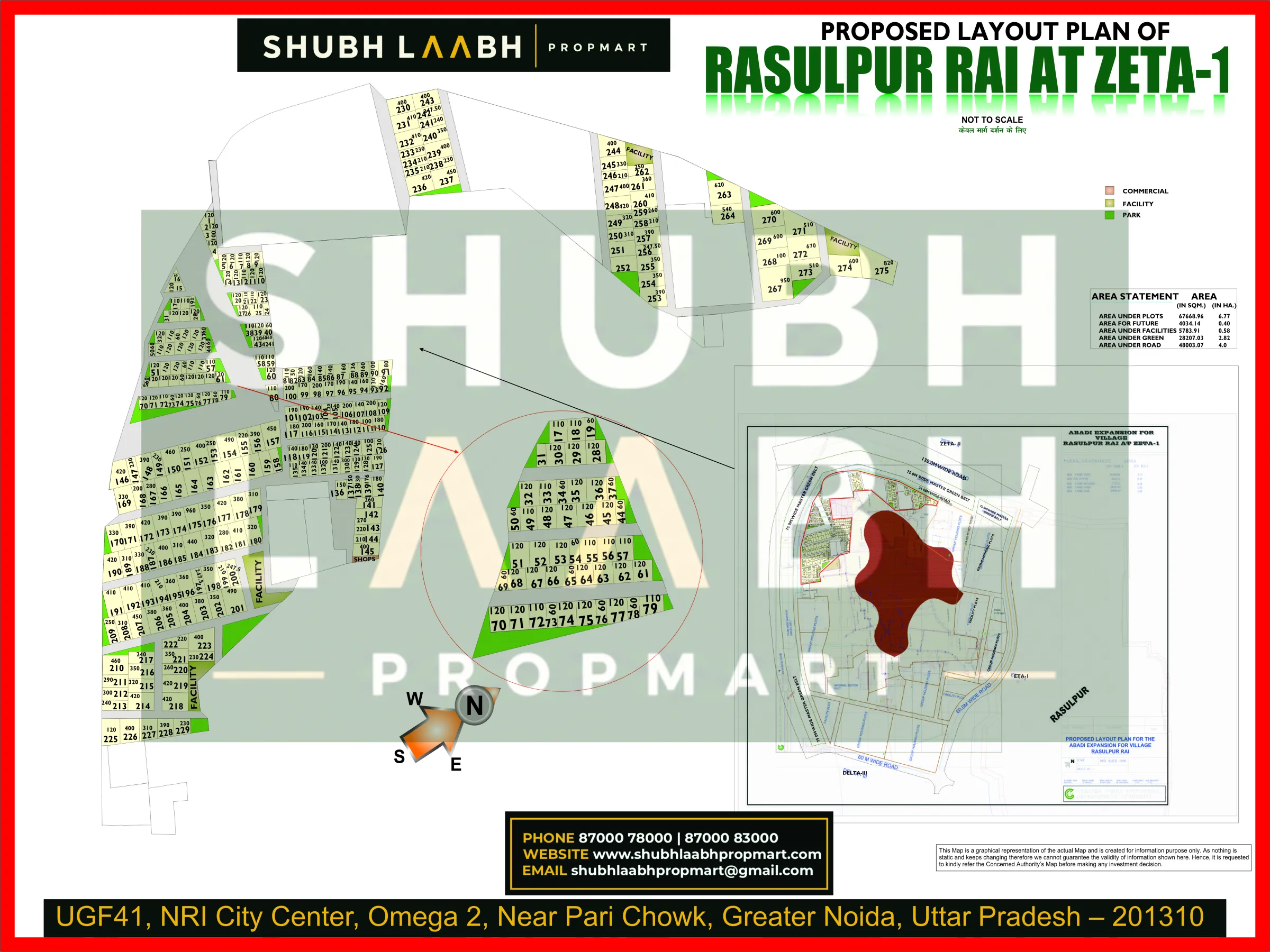 Abadi Village Rasulpur Rai at Zeta-I — Greater Noida village abadi plan