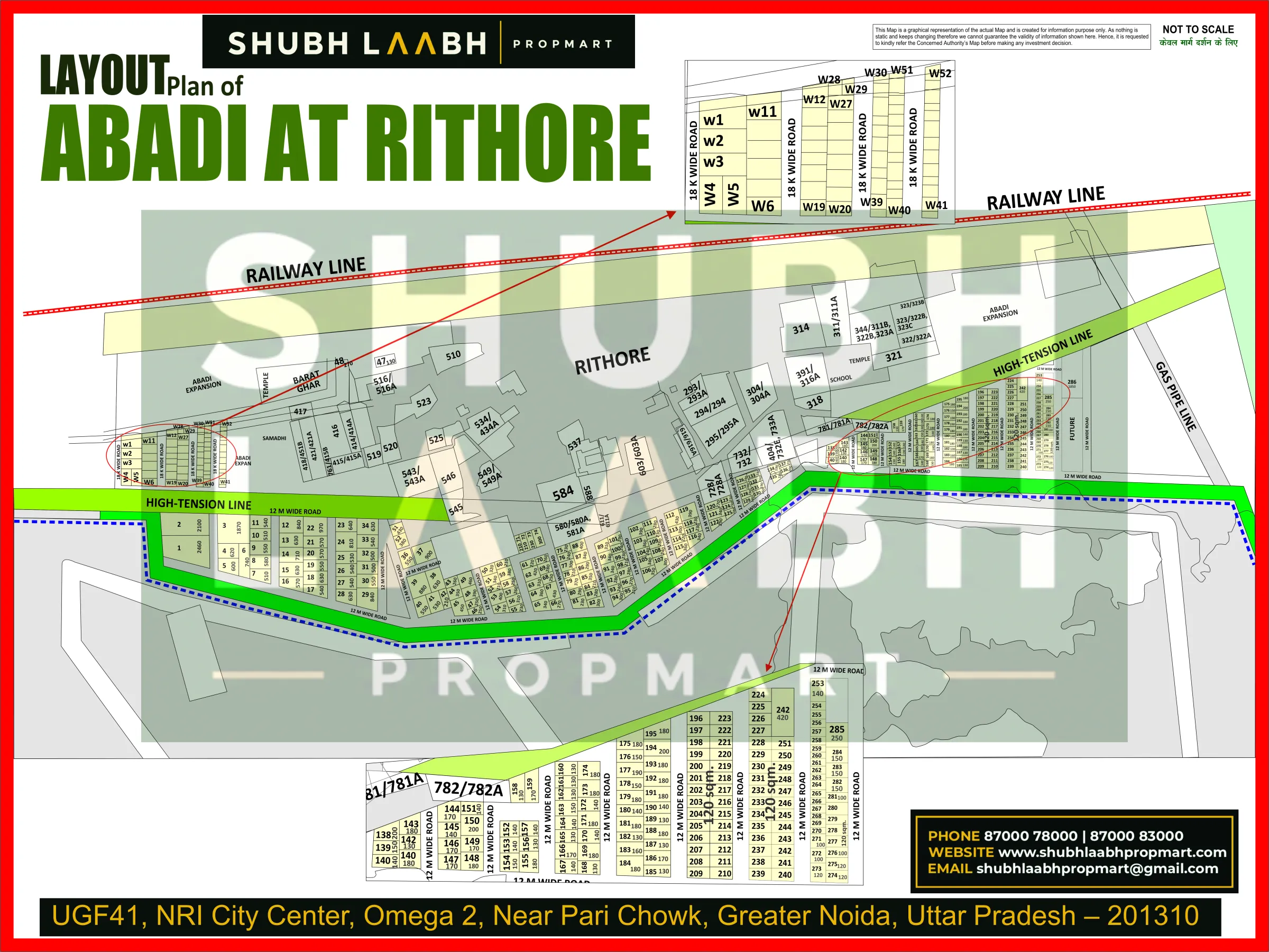Abadi Village Rithore — Greater Noida village abadi plan