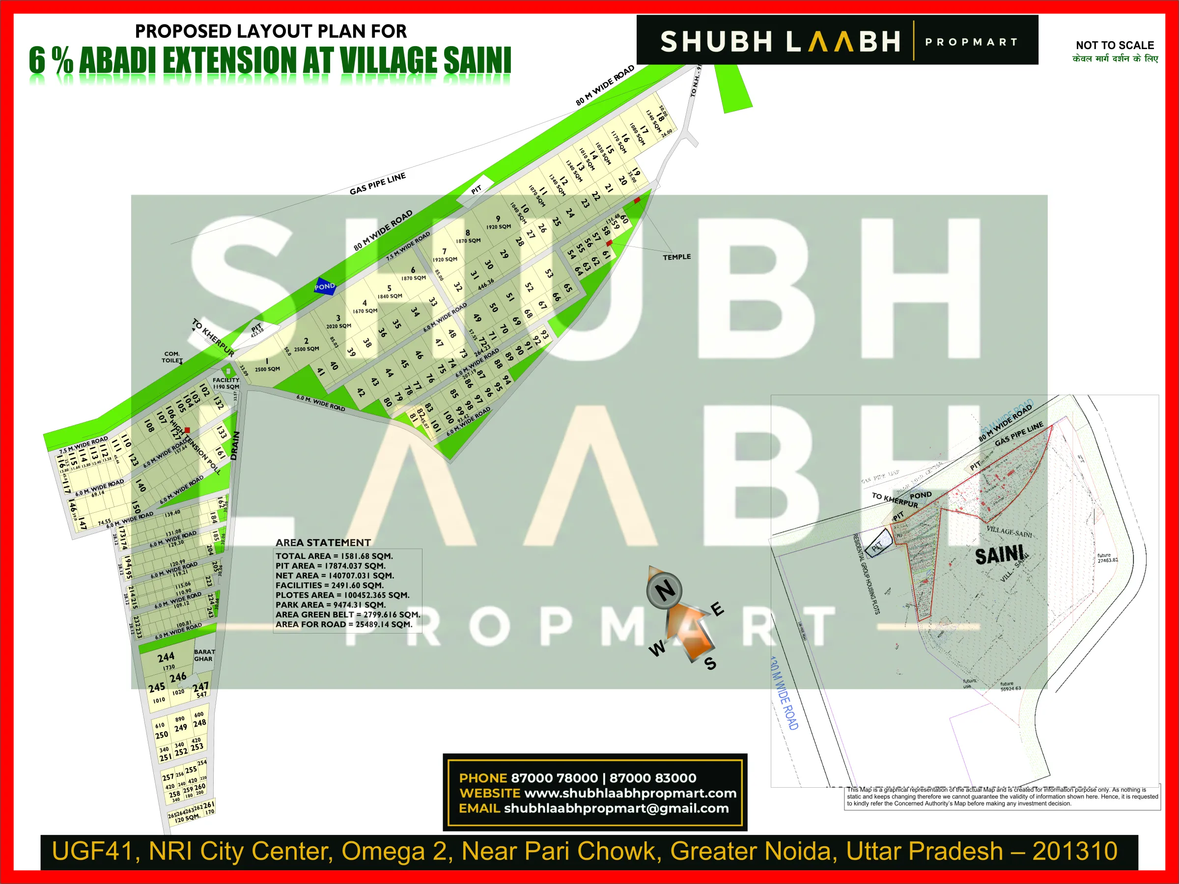 Abadi Village Saini — Greater Noida village abadi plan