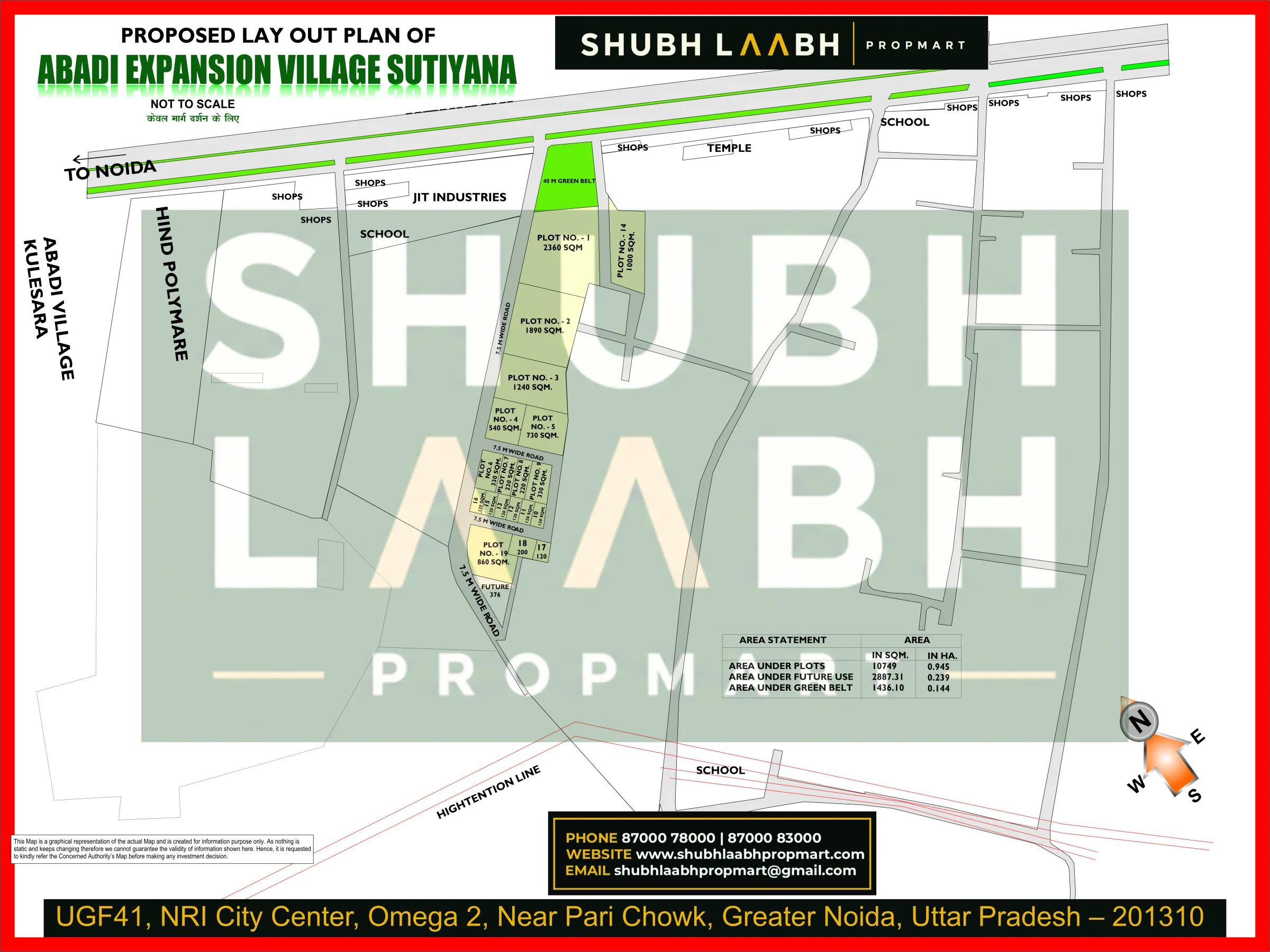 Abadi Village Sutiyana — Greater Noida village abadi plan