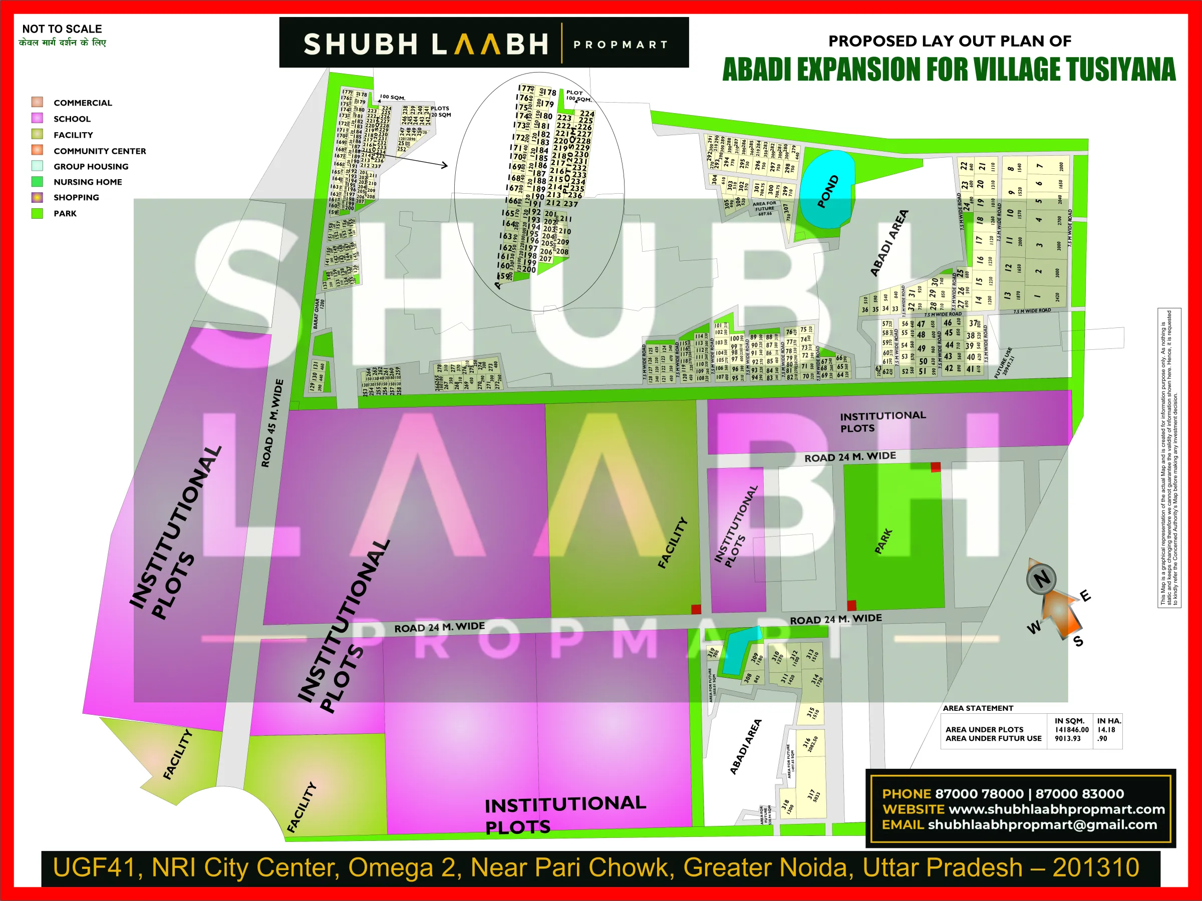Abadi Village Tusiyana — Greater Noida village abadi plan