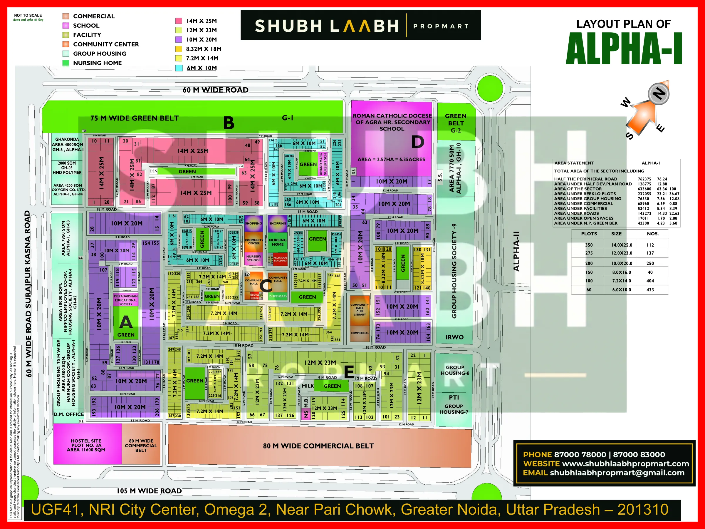 Alpha-1 — Greater Noida sector & pocket plan