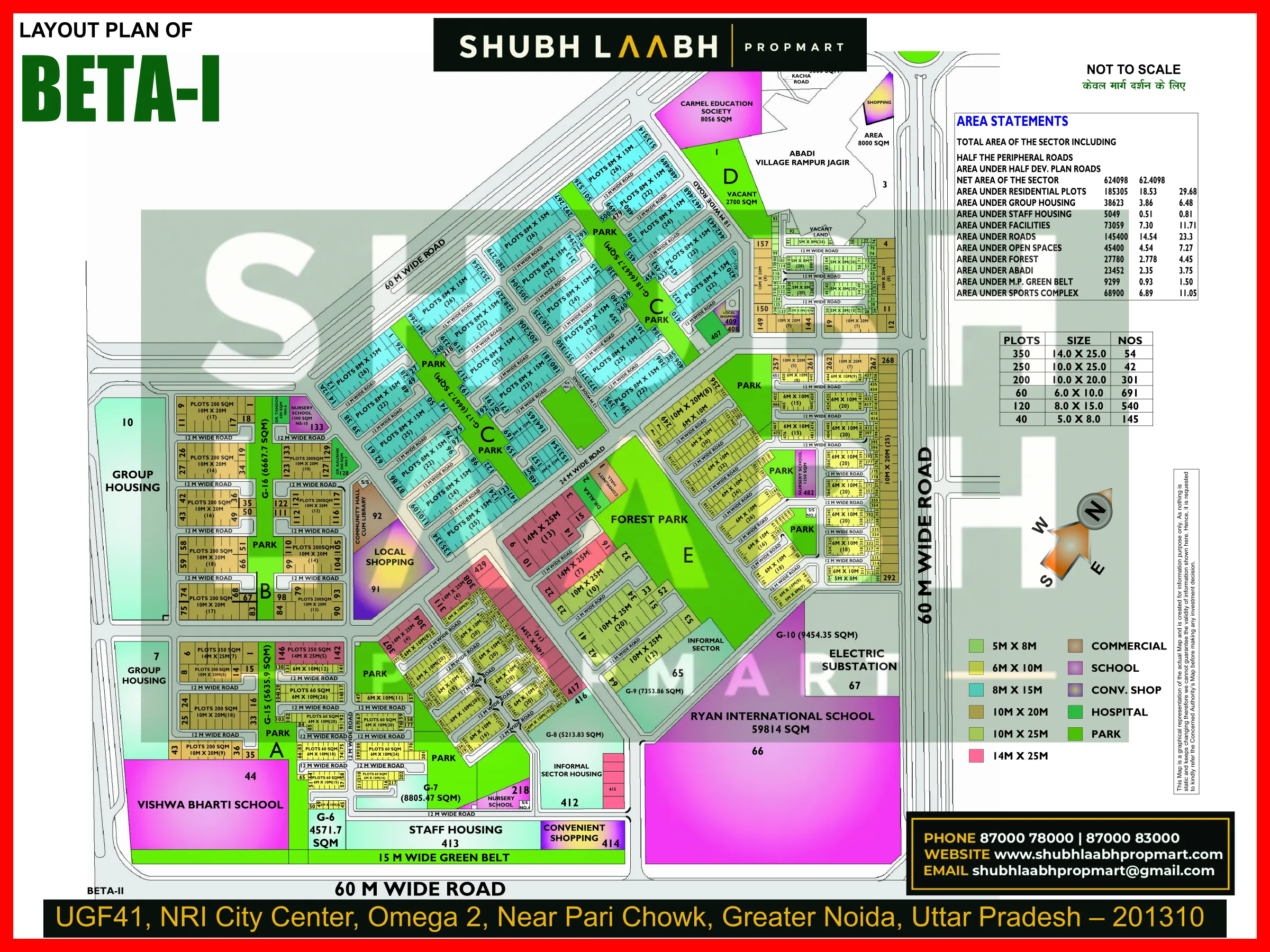 Beta-I — Greater Noida sector & pocket plan
