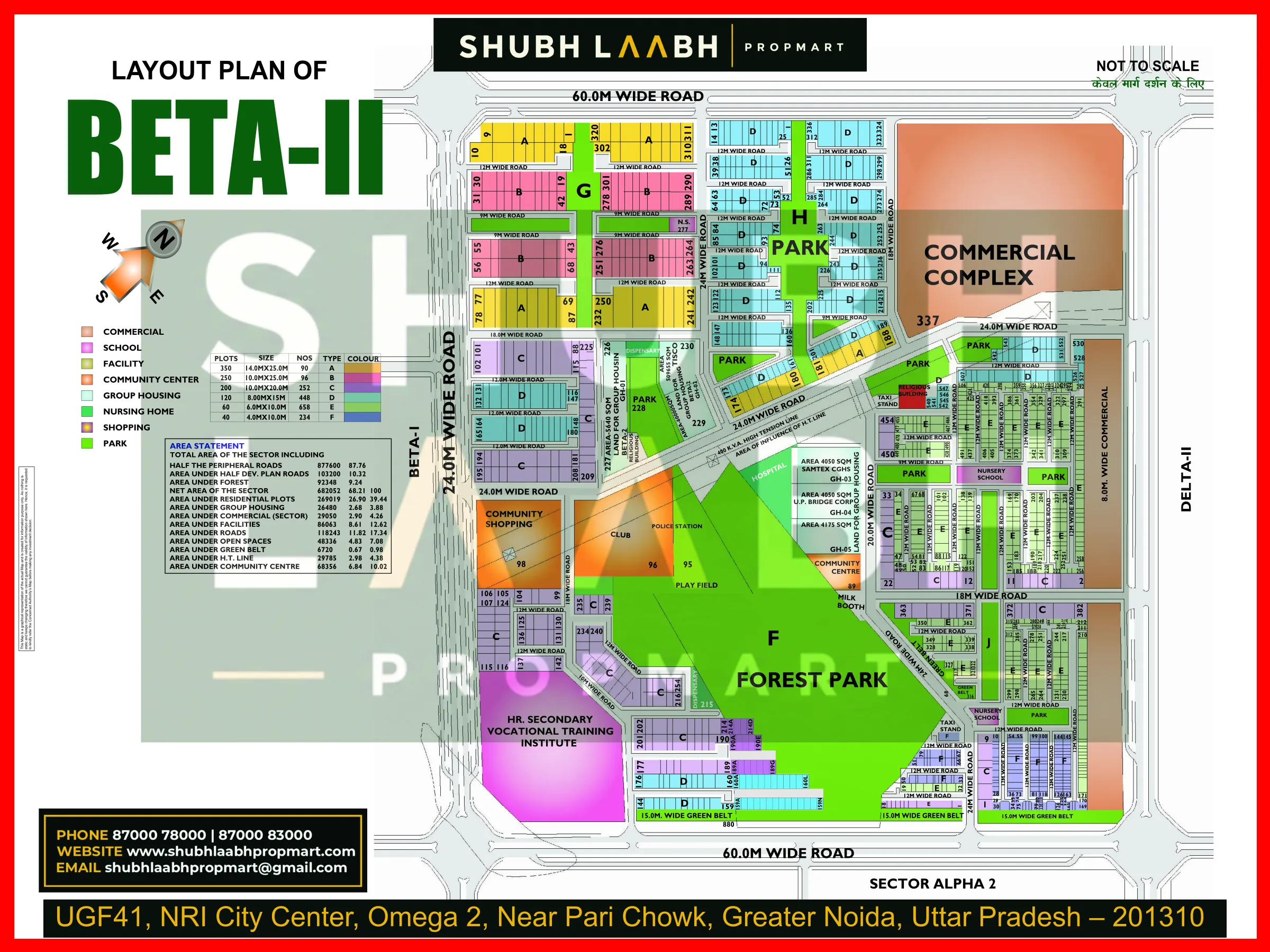 Beta-II — Greater Noida sector & pocket plan