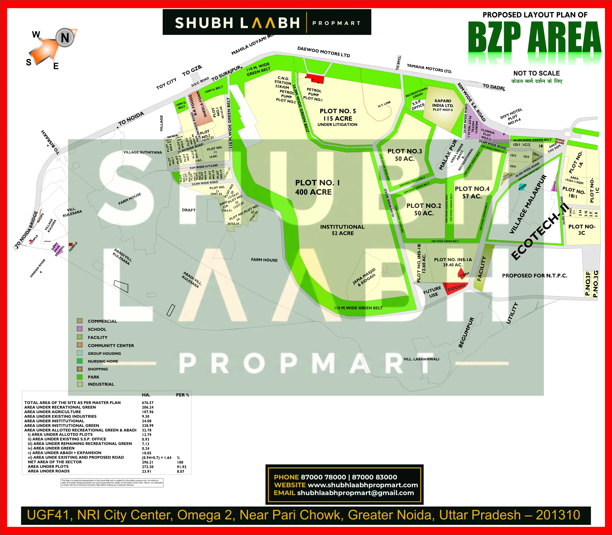 BZP Area — Greater Noida sector & pocket plan