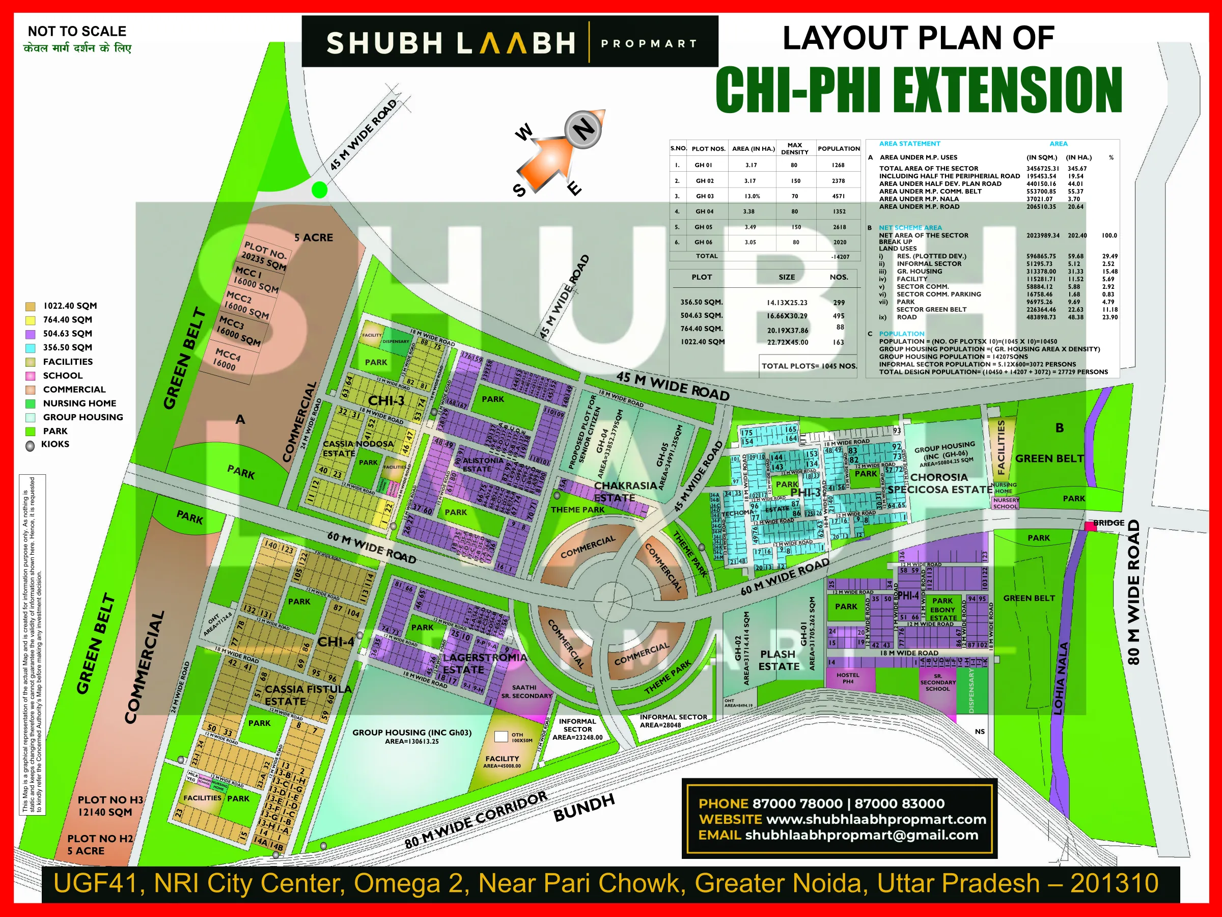 Chi-Phi Extension — Greater Noida sector & pocket plan