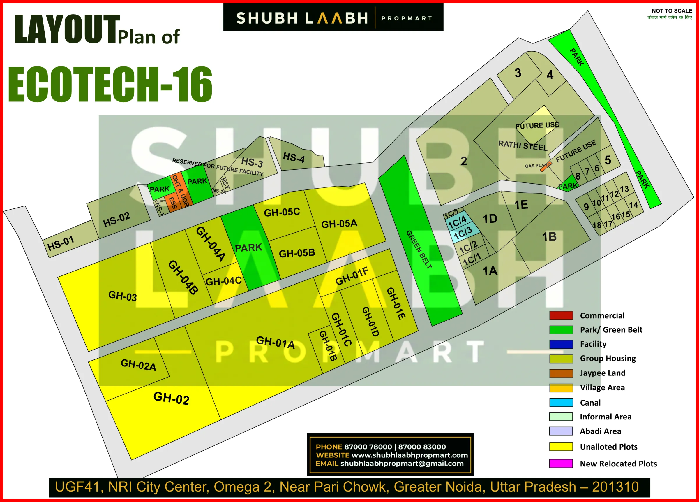 Ecotech 16 — Greater Noida sector & pocket plan