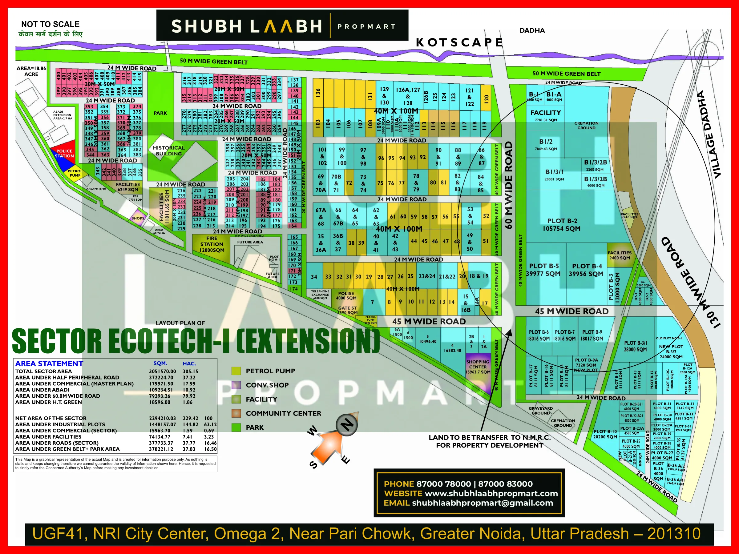 Ecotech-I Extension — Greater Noida sector & pocket plan