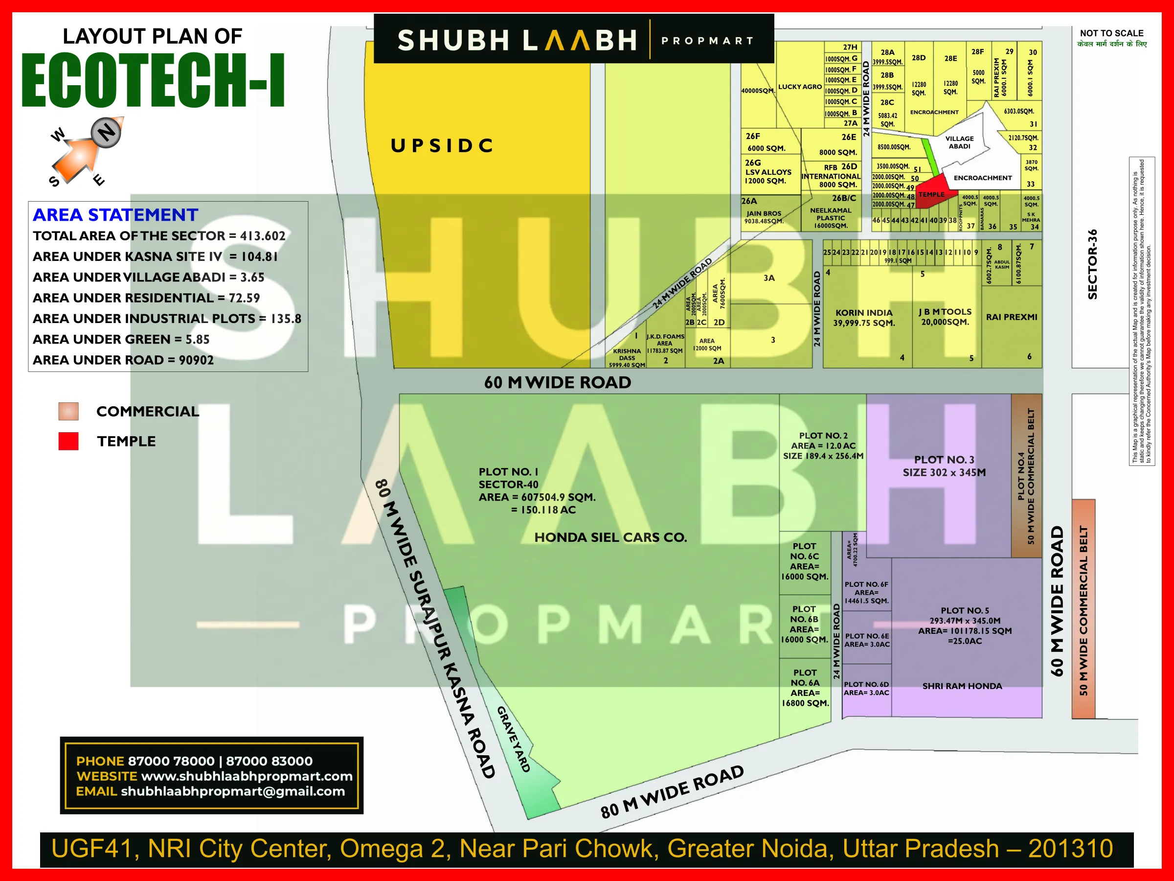 Ecotech-I — Greater Noida sector & pocket plan