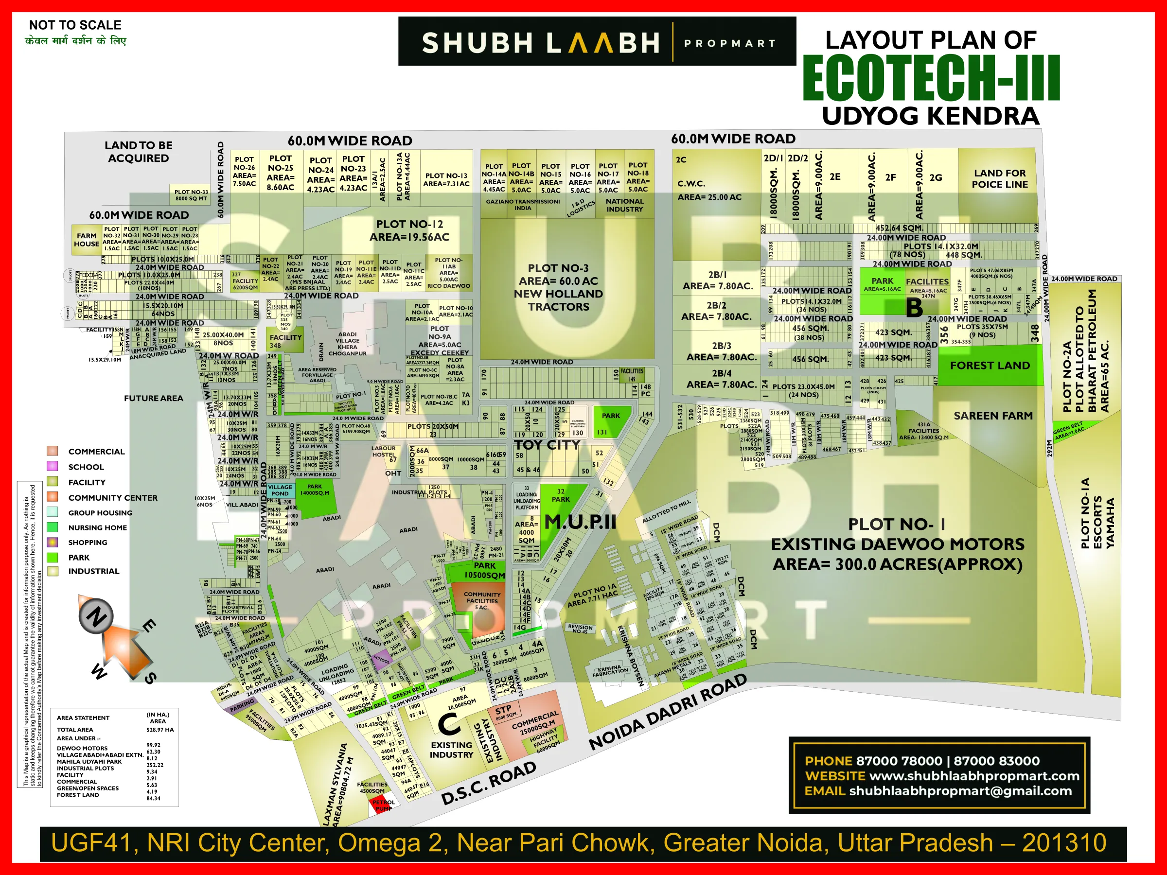 Ecotech-III Udyog Kendra — Greater Noida sector & pocket plan