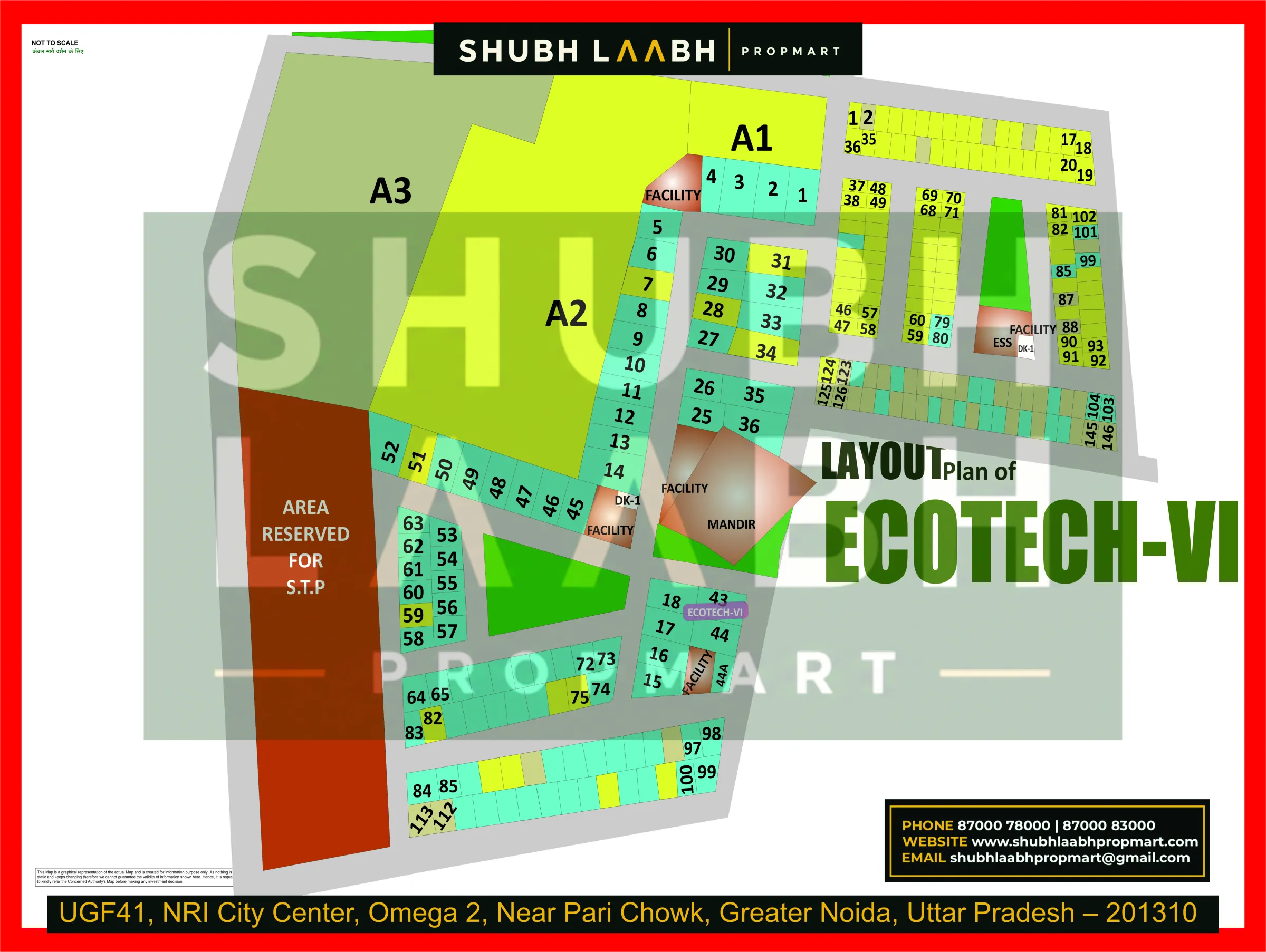 Ecotech-VI — Greater Noida sector & pocket plan