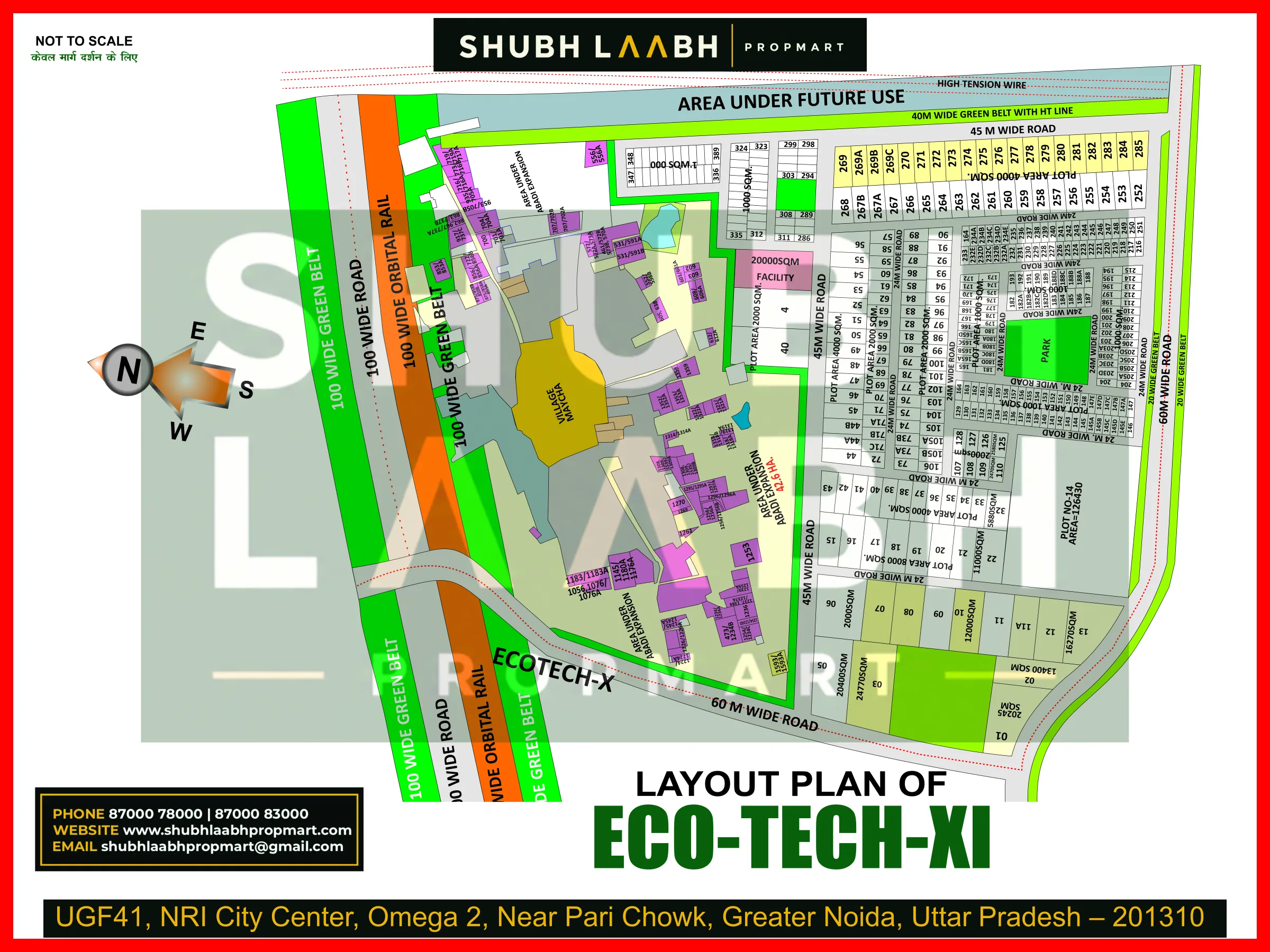 Ecotech-XI — Greater Noida sector & pocket plan