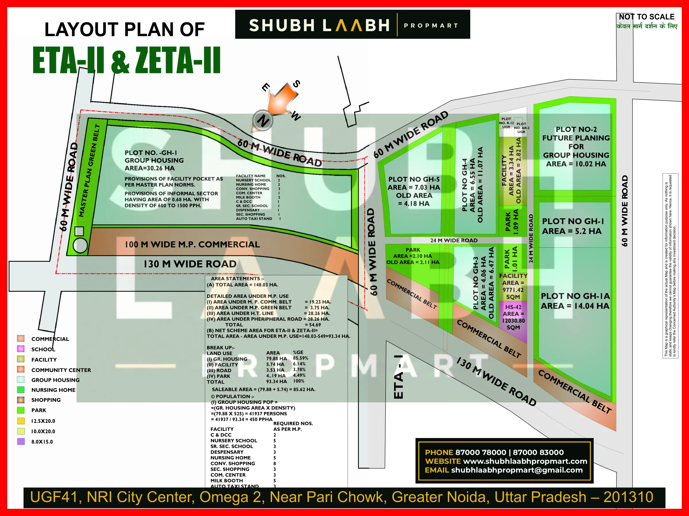 Eta-II & Zeta-II — Greater Noida sector & pocket plan