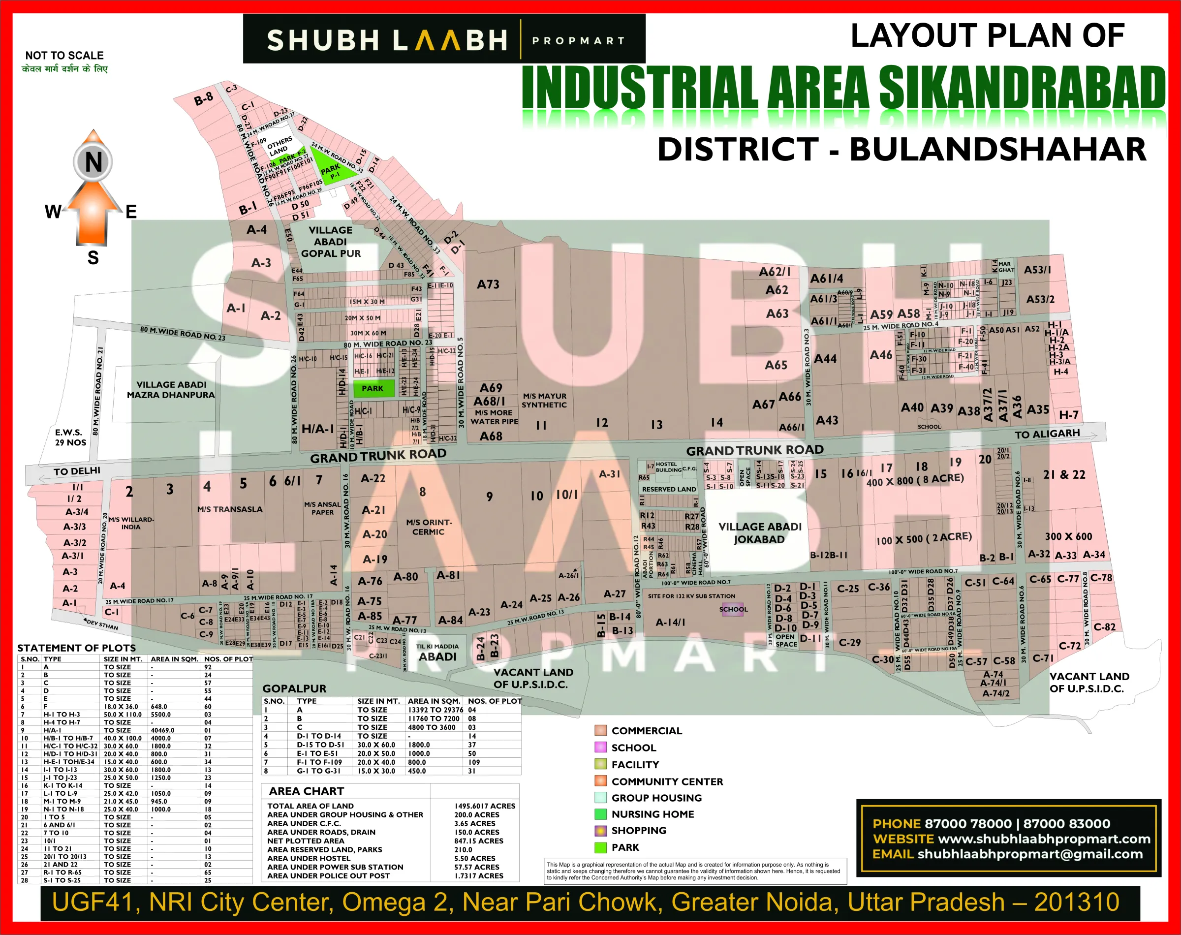 Industrial Area Sikandrabad — Greater Noida sector & pocket plan