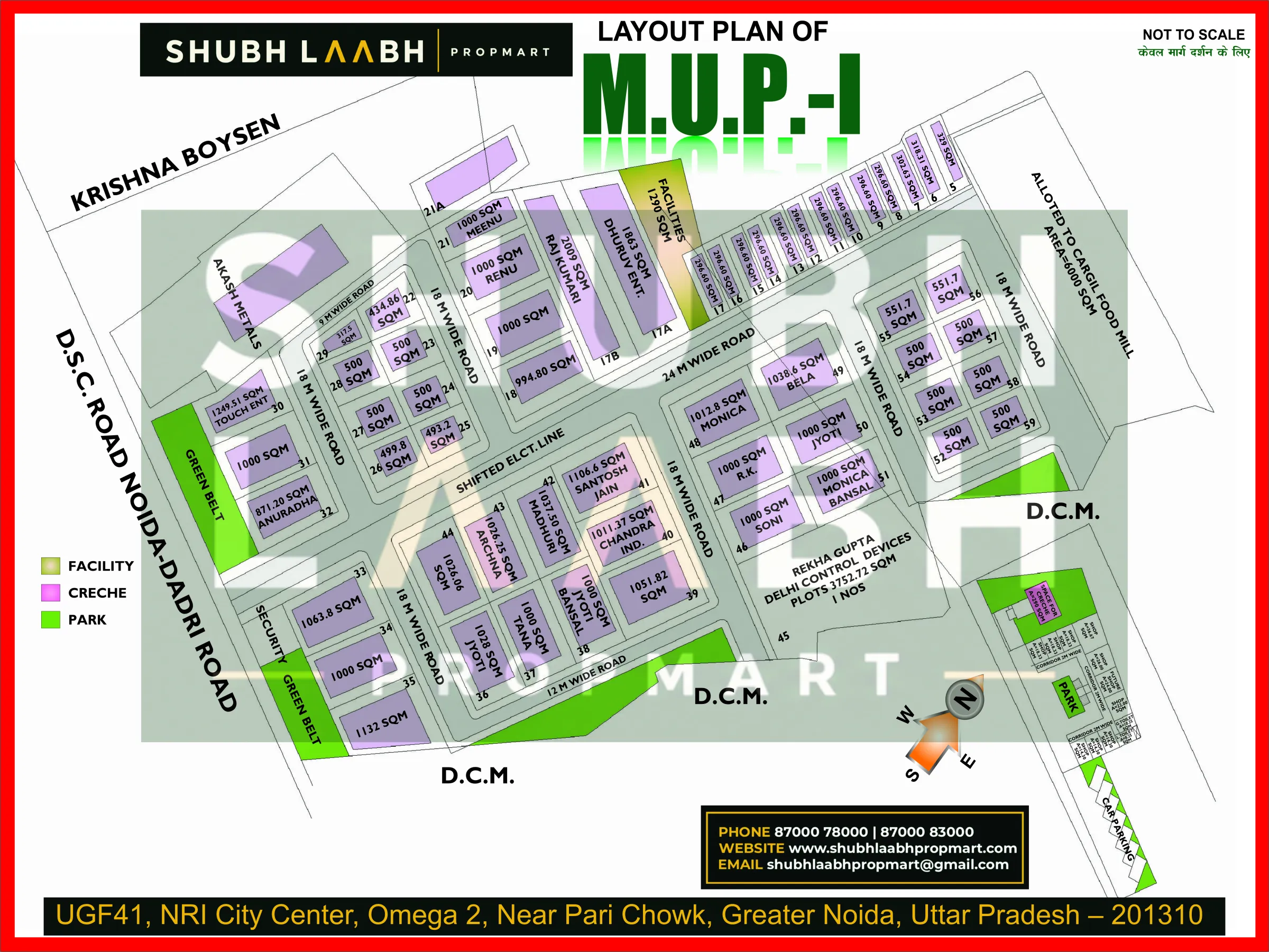 MUP-I — Greater Noida sector & pocket plan