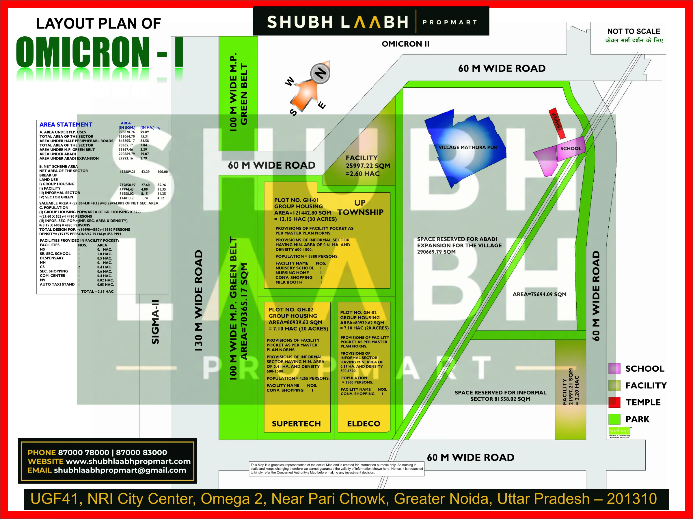 Omicron-I — Greater Noida sector & pocket plan
