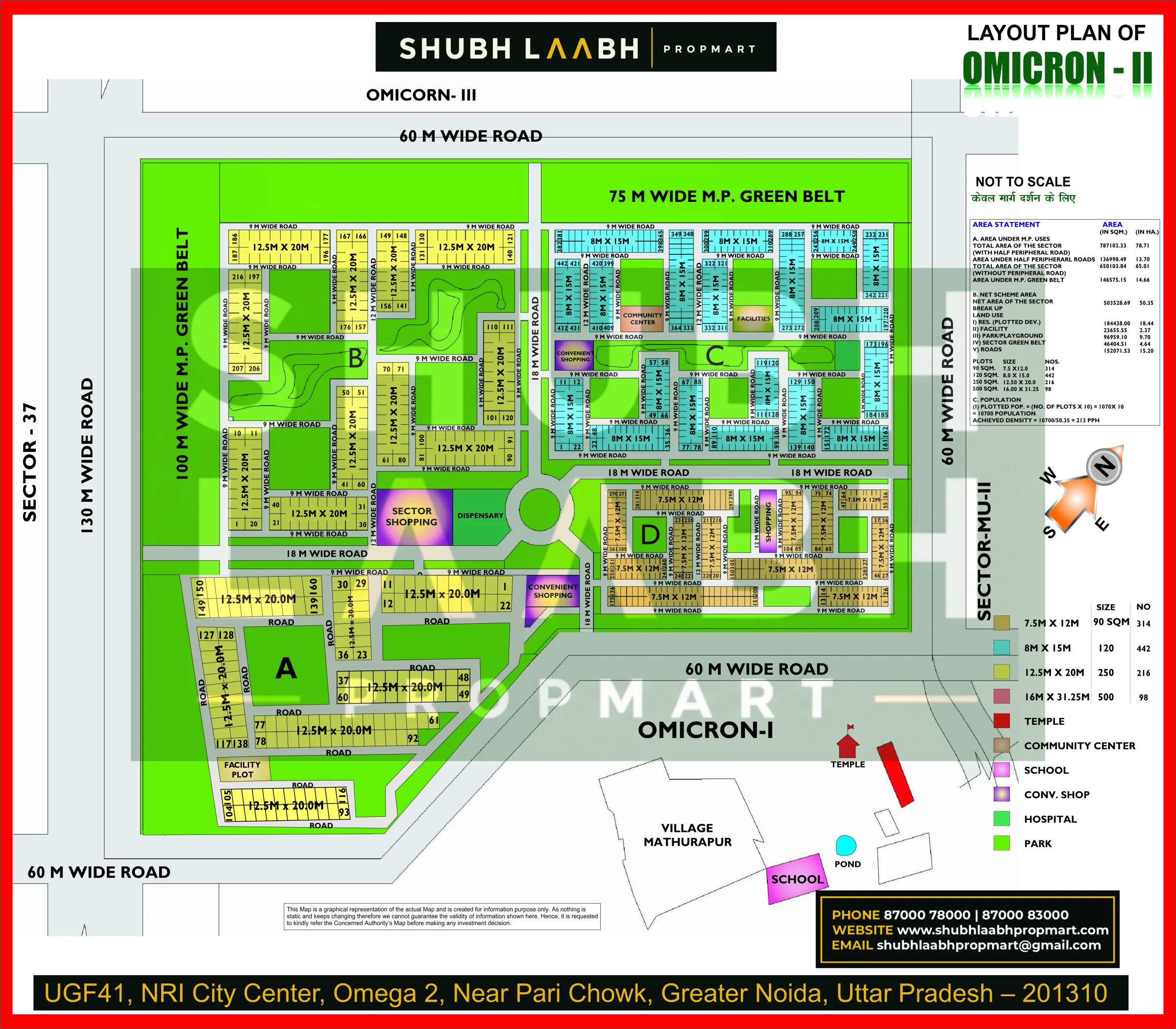 Omicron-II — Greater Noida sector & pocket plan