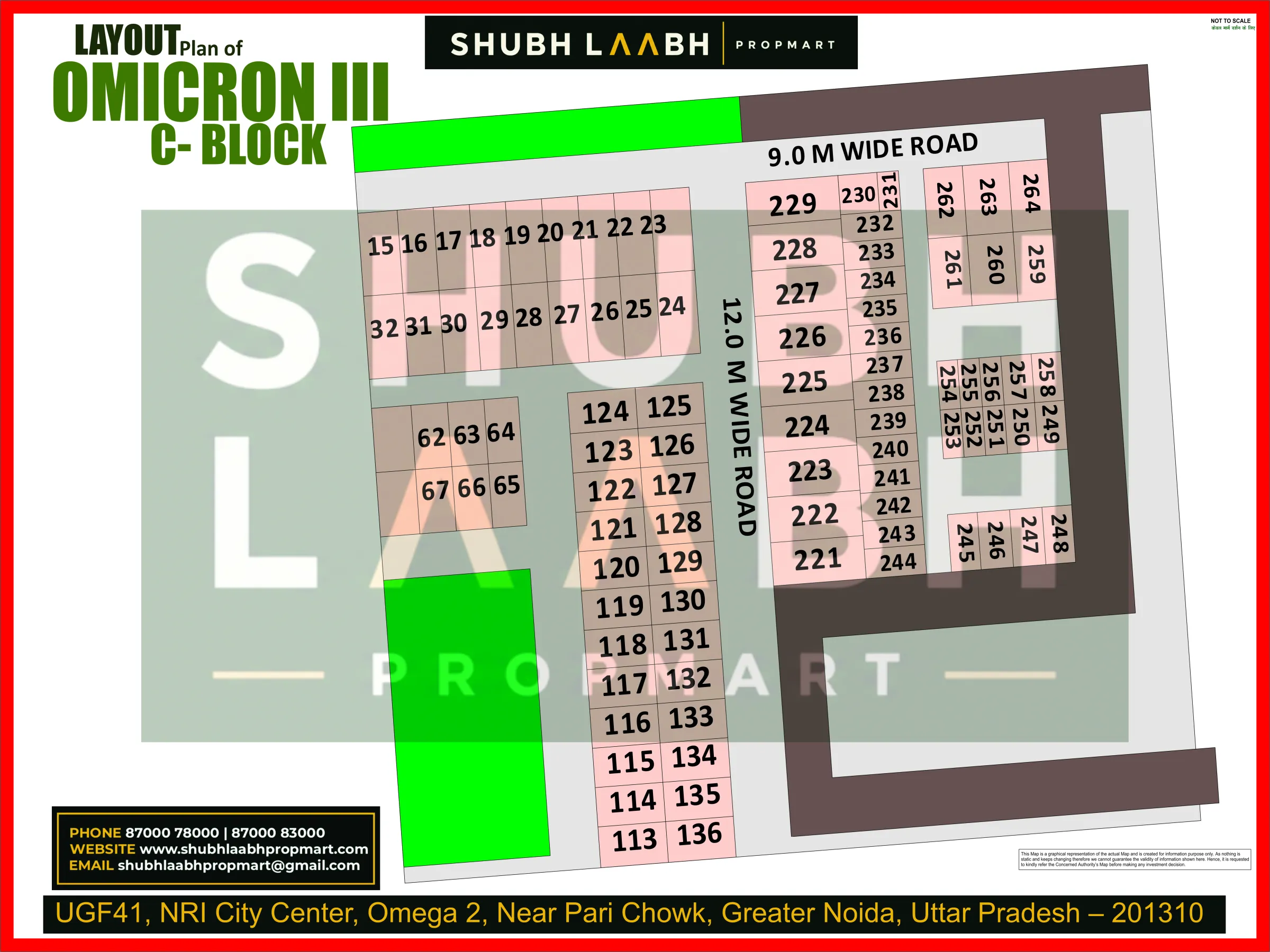 Omicron-III C Block — Greater Noida sector & pocket plan