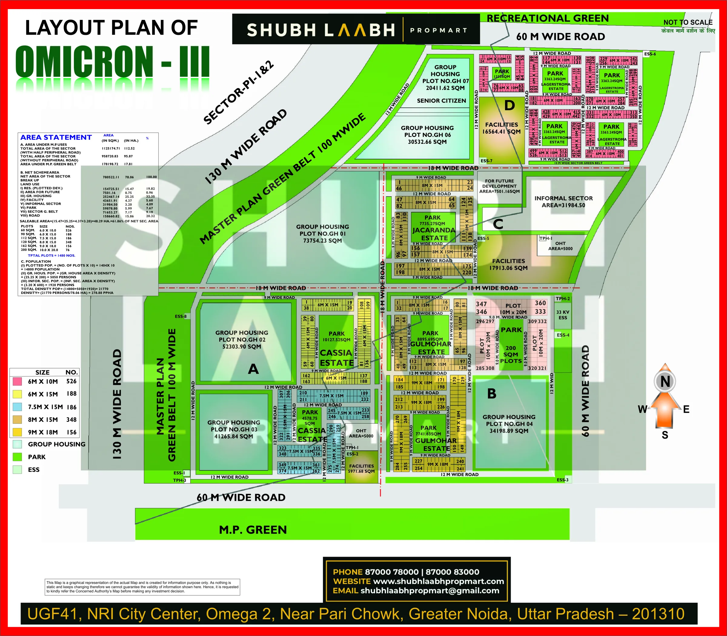 Omicron-III — Greater Noida sector & pocket plan