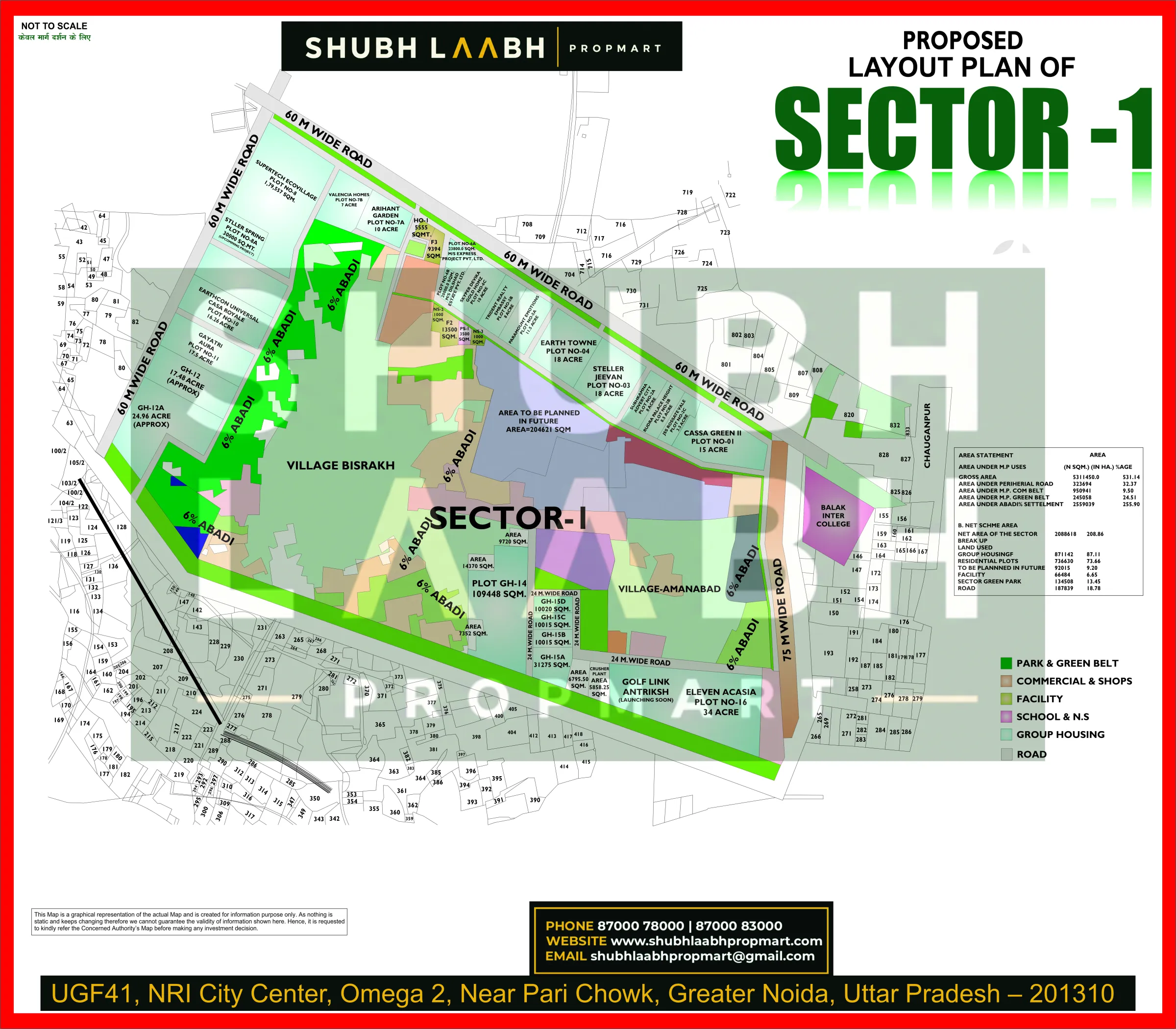 Sector-1 — Greater Noida sector & pocket plan