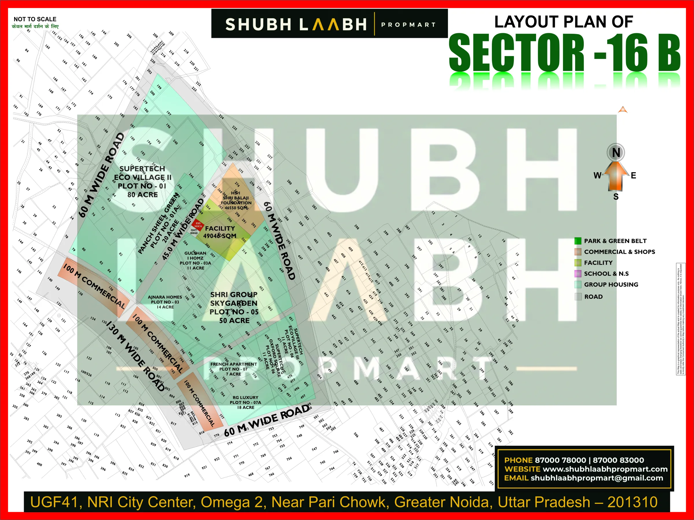 Sector-16B — Greater Noida sector & pocket plan