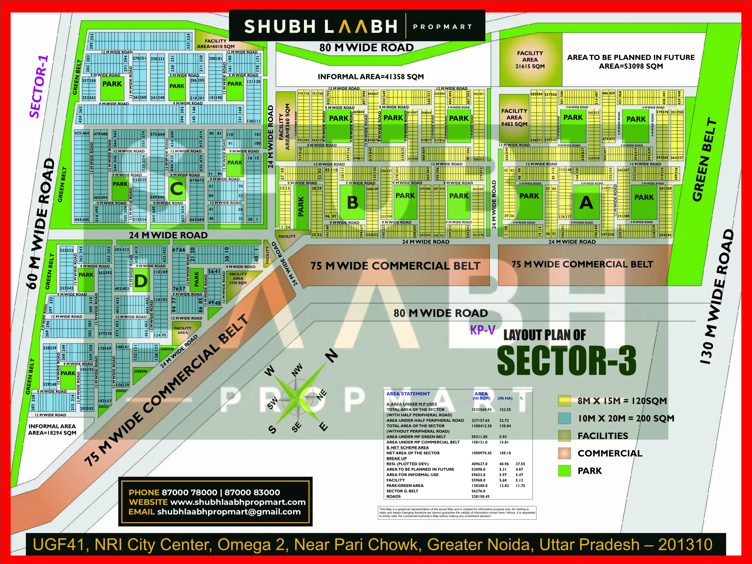 Sector-3 — Greater Noida sector & pocket plan