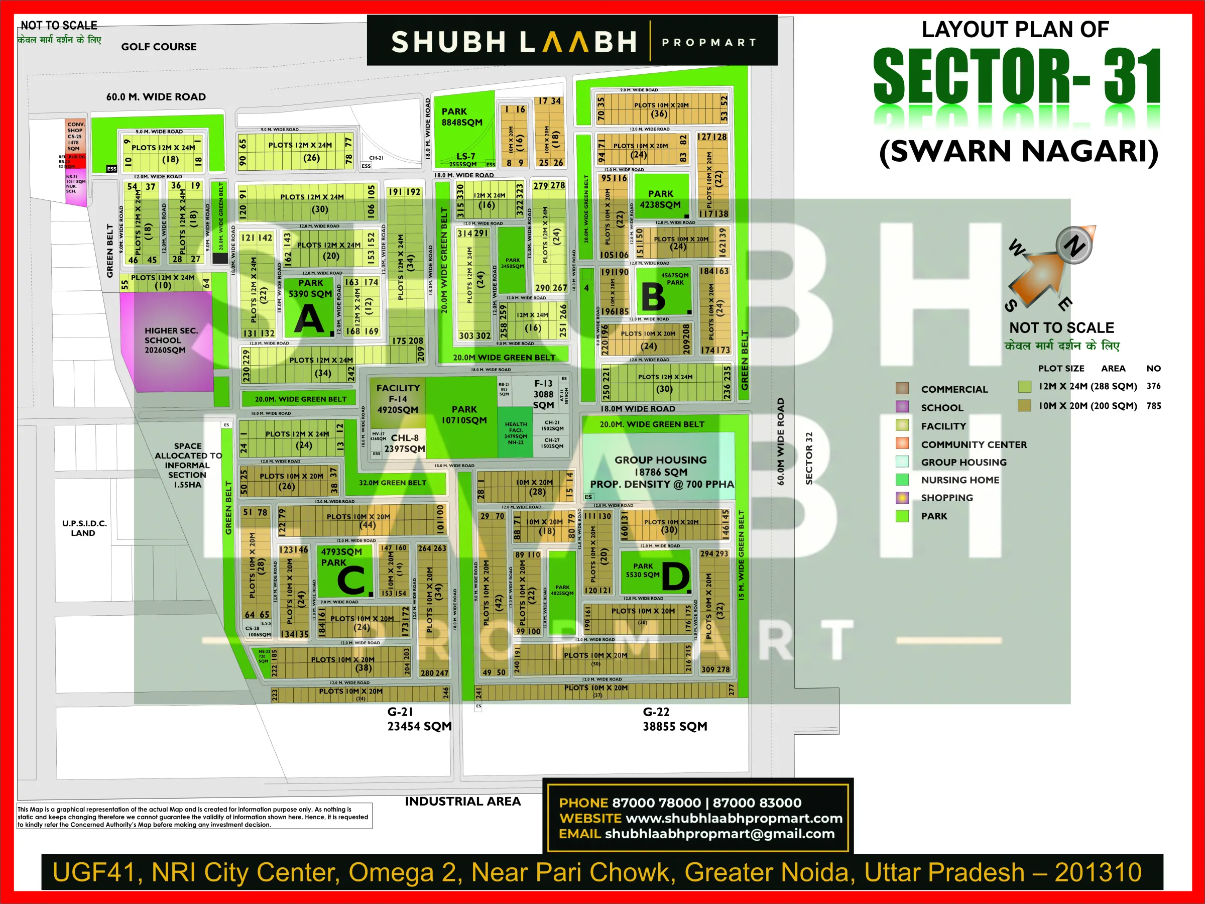 Sector-31 Swarn Nagri — Greater Noida sector & pocket plan