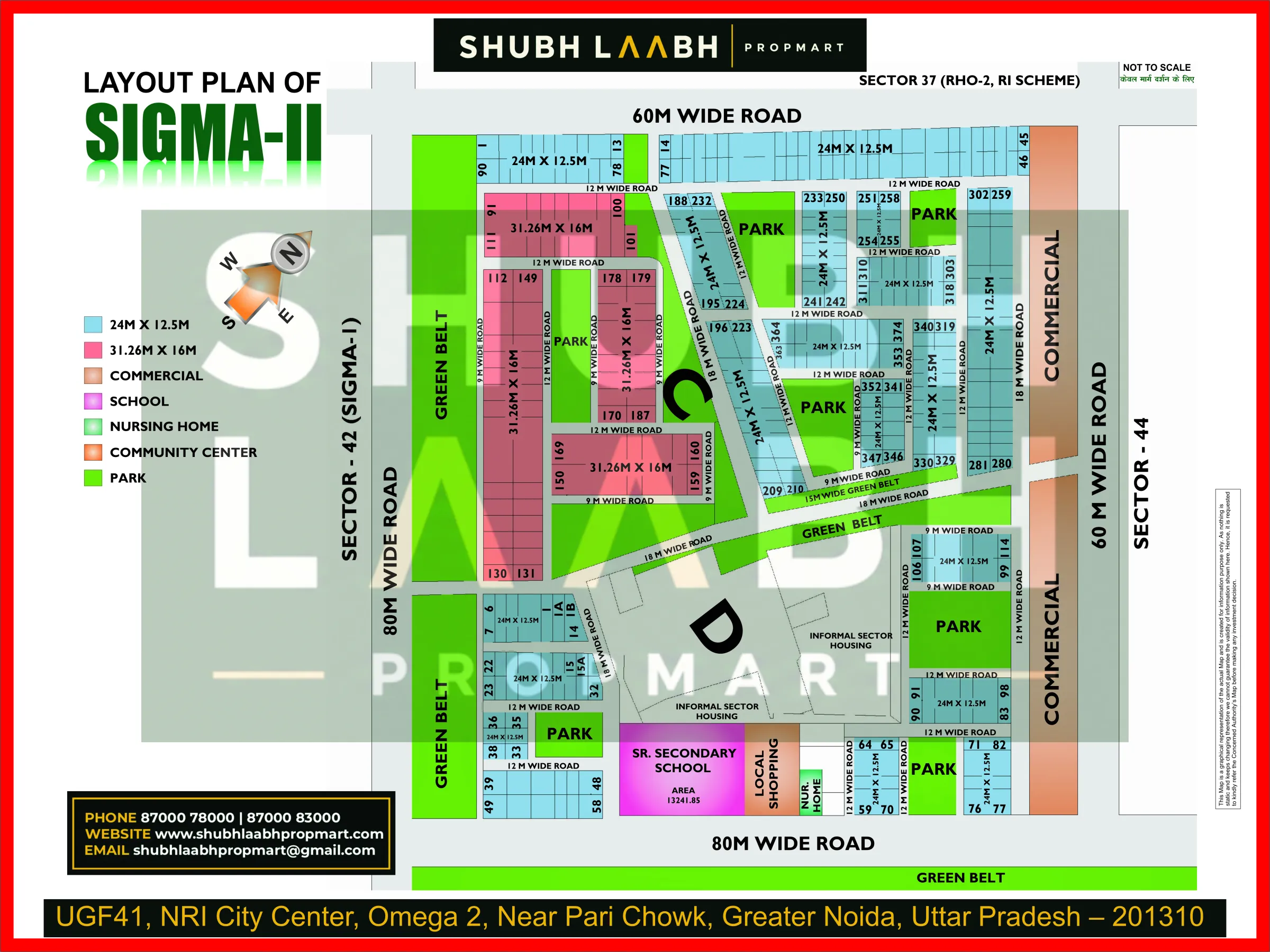 Sigma-II — Greater Noida sector & pocket plan