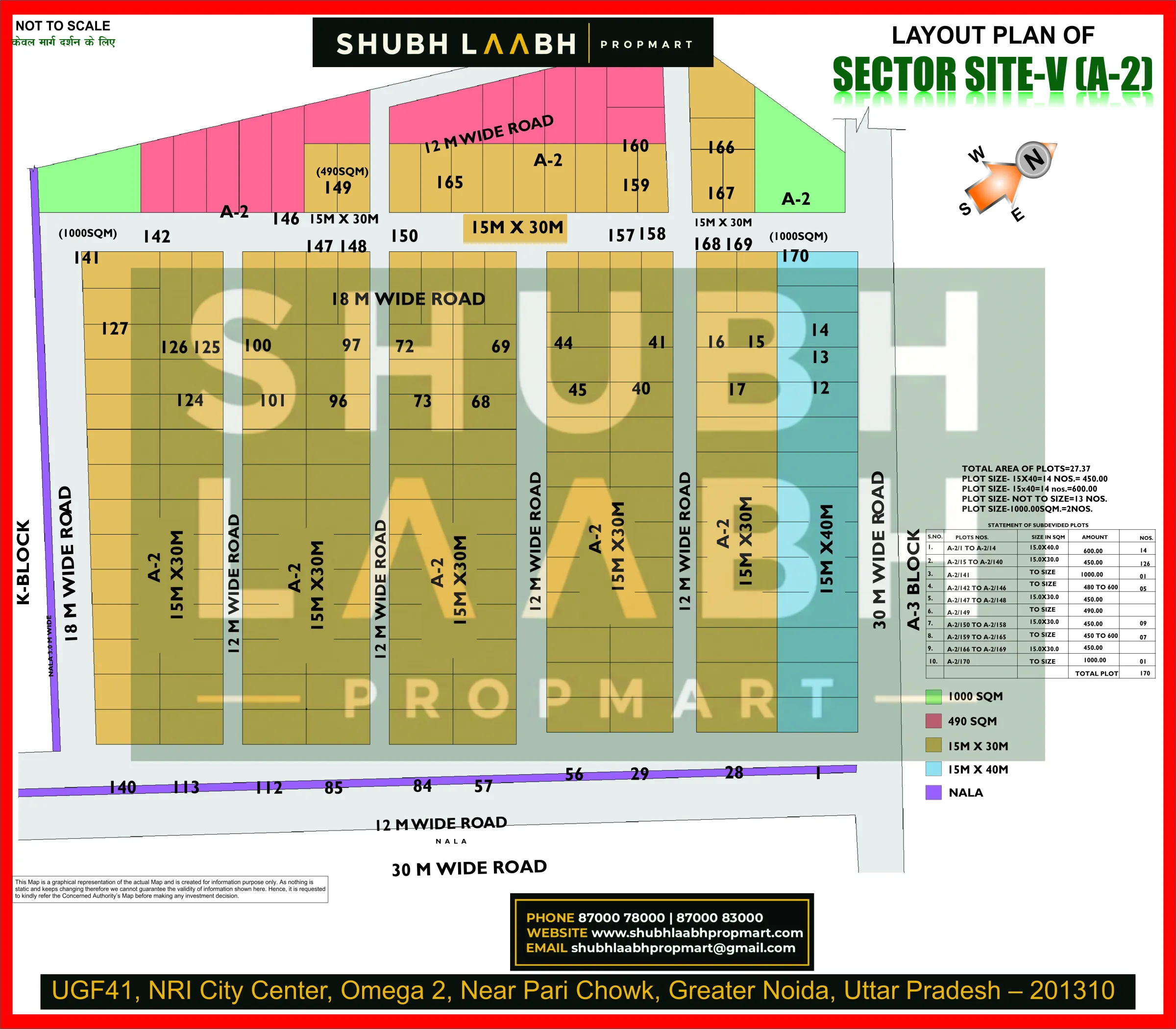 Site-V(A2) — Greater Noida sector & pocket plan