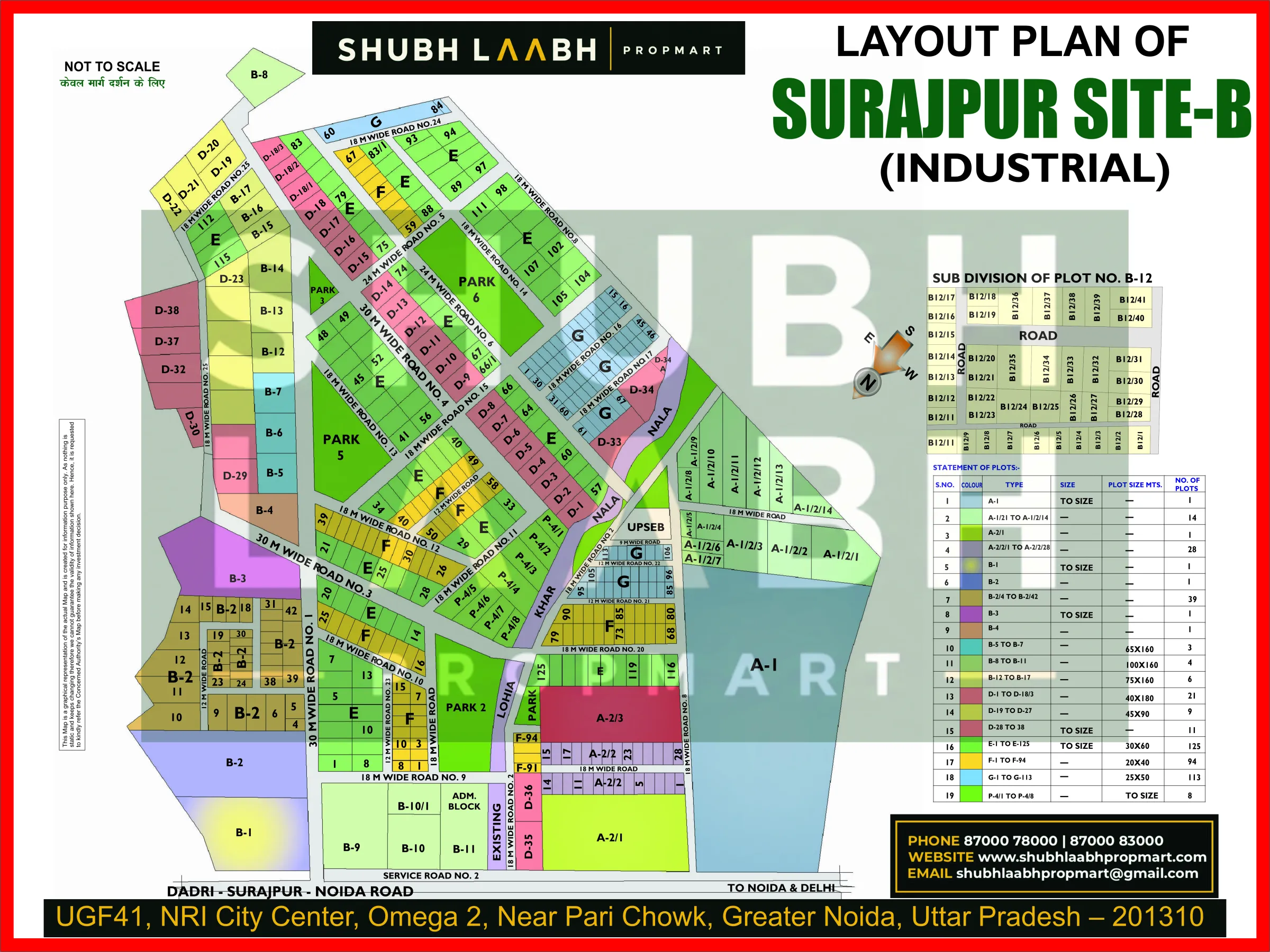 Surajpur Site-B Industrial — Greater Noida sector & pocket plan