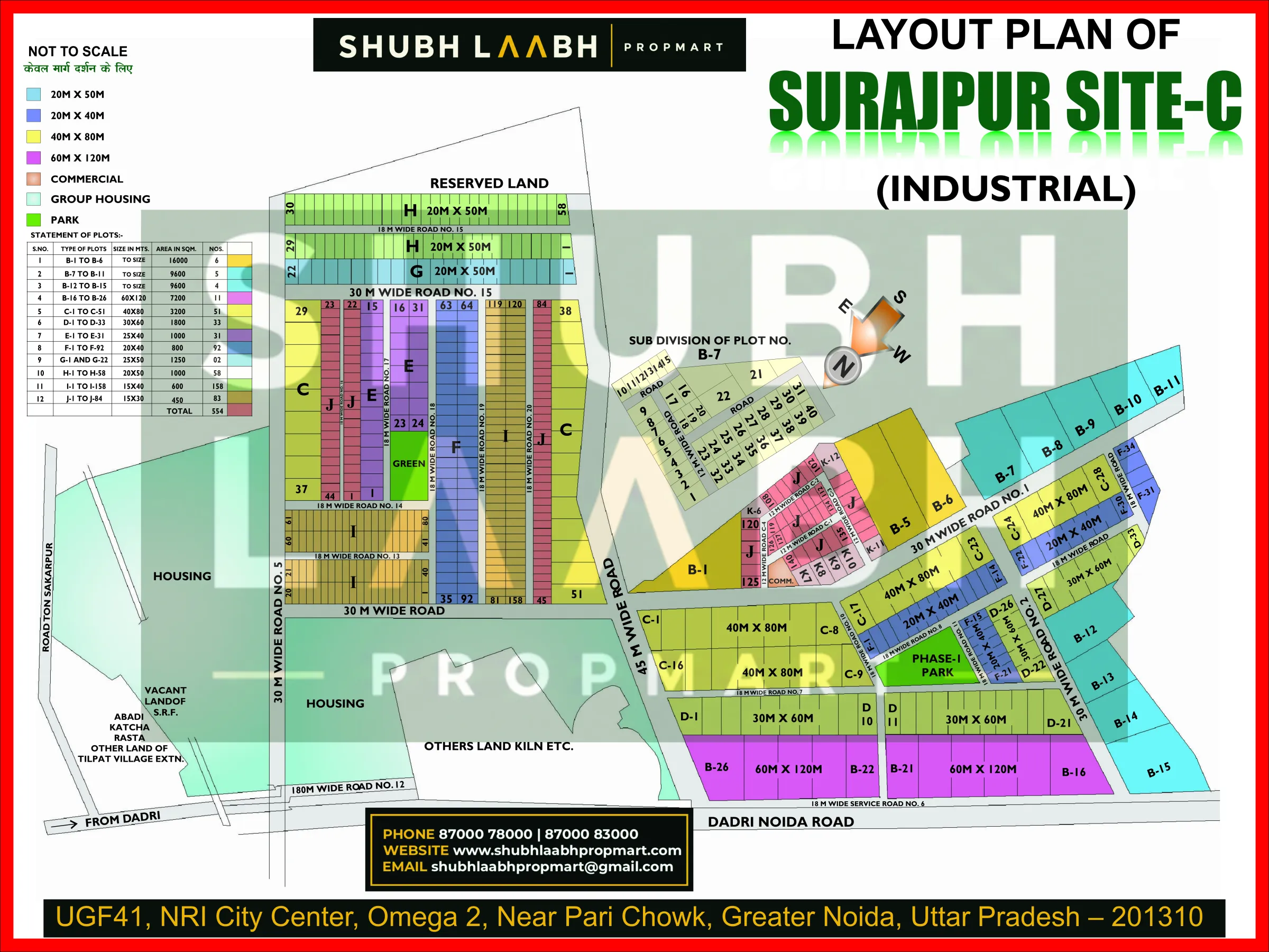 Surajpur Site-C Industrial — Greater Noida sector & pocket plan