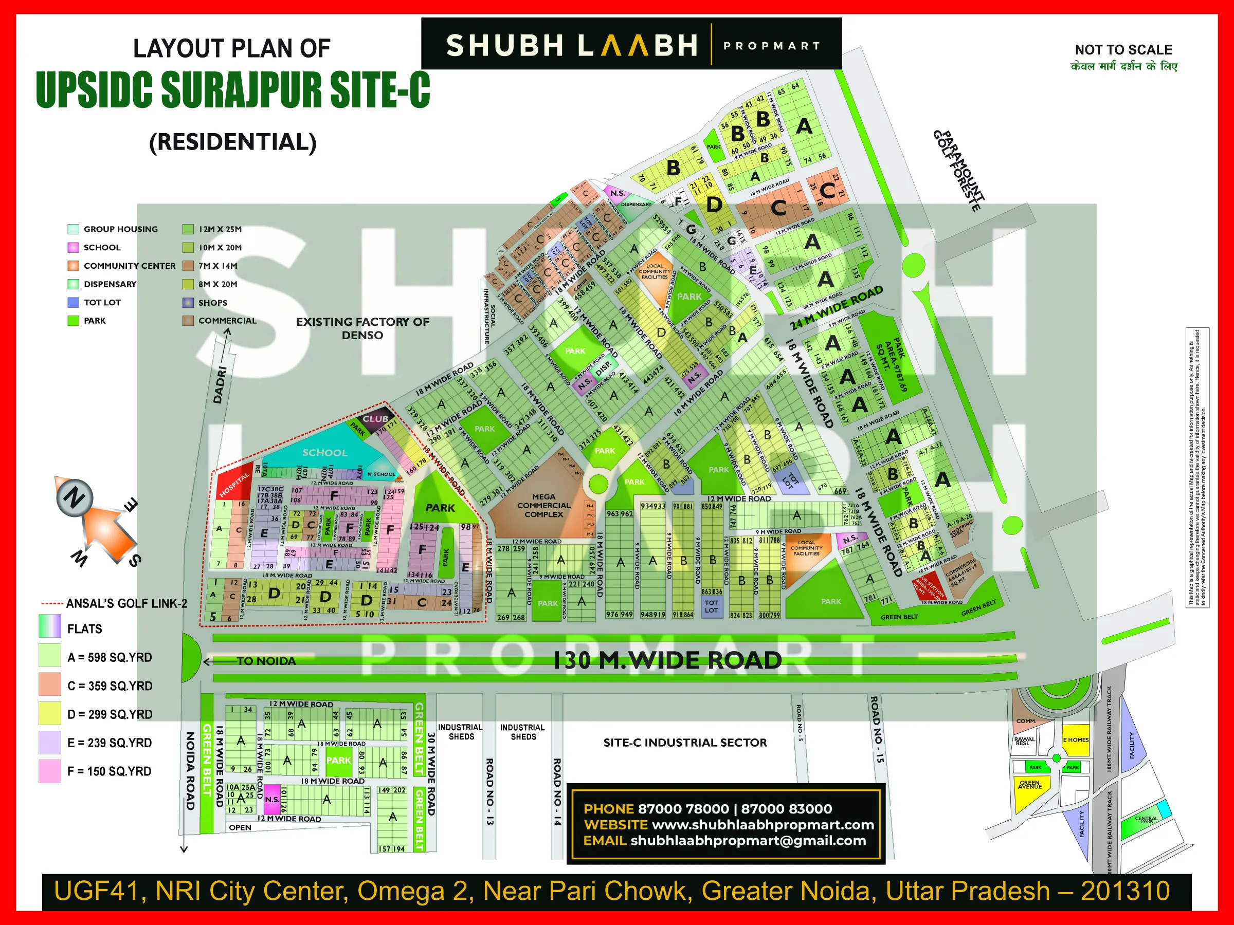Surajpur Site-C Residential — Greater Noida sector & pocket plan