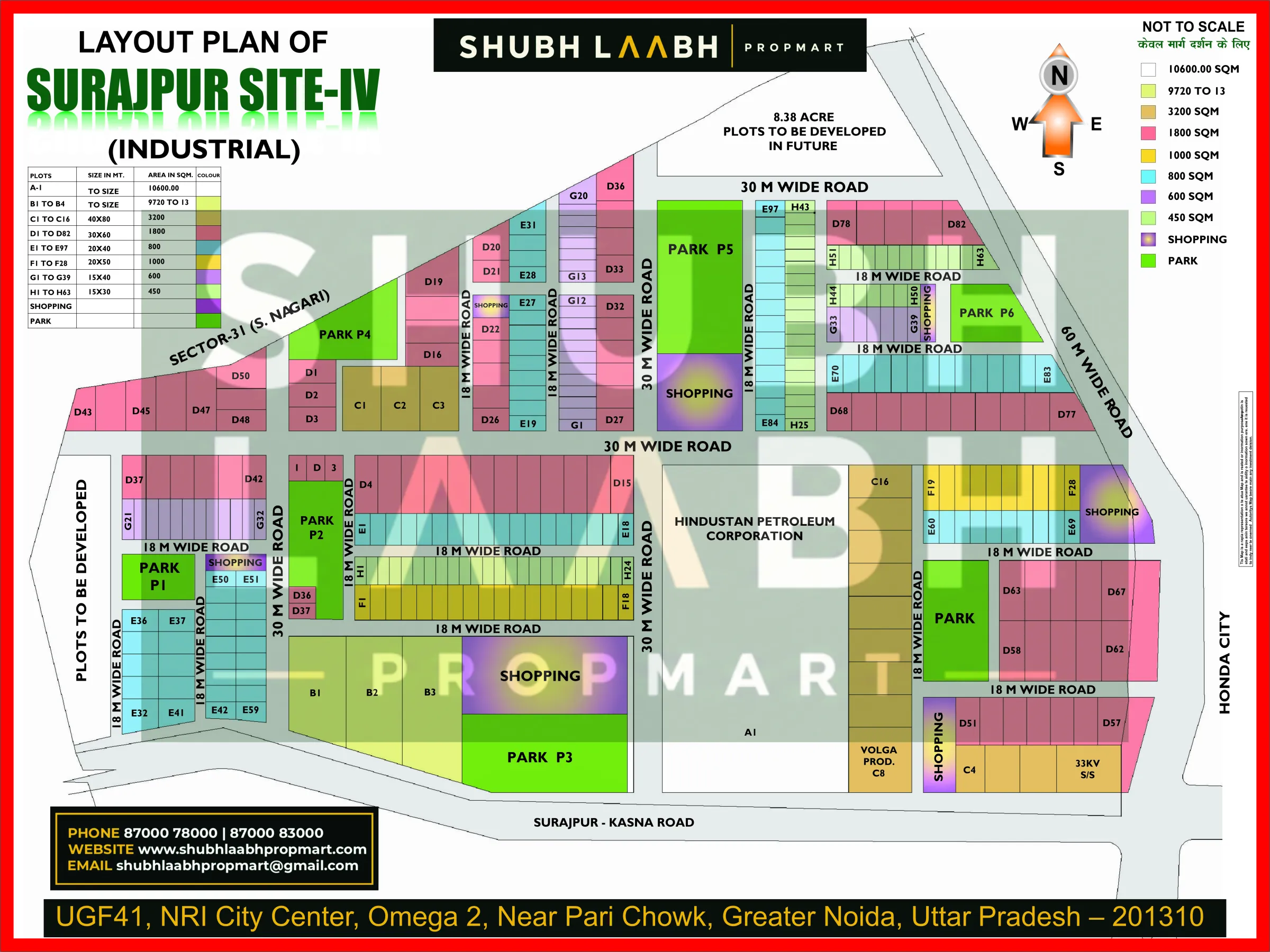 Surajpur Site-IV Industrial — Greater Noida sector & pocket plan