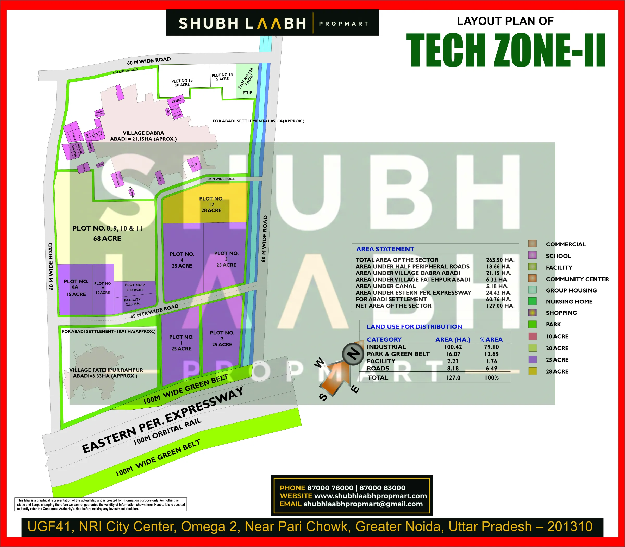 Tech Zone-II — Greater Noida sector & pocket plan