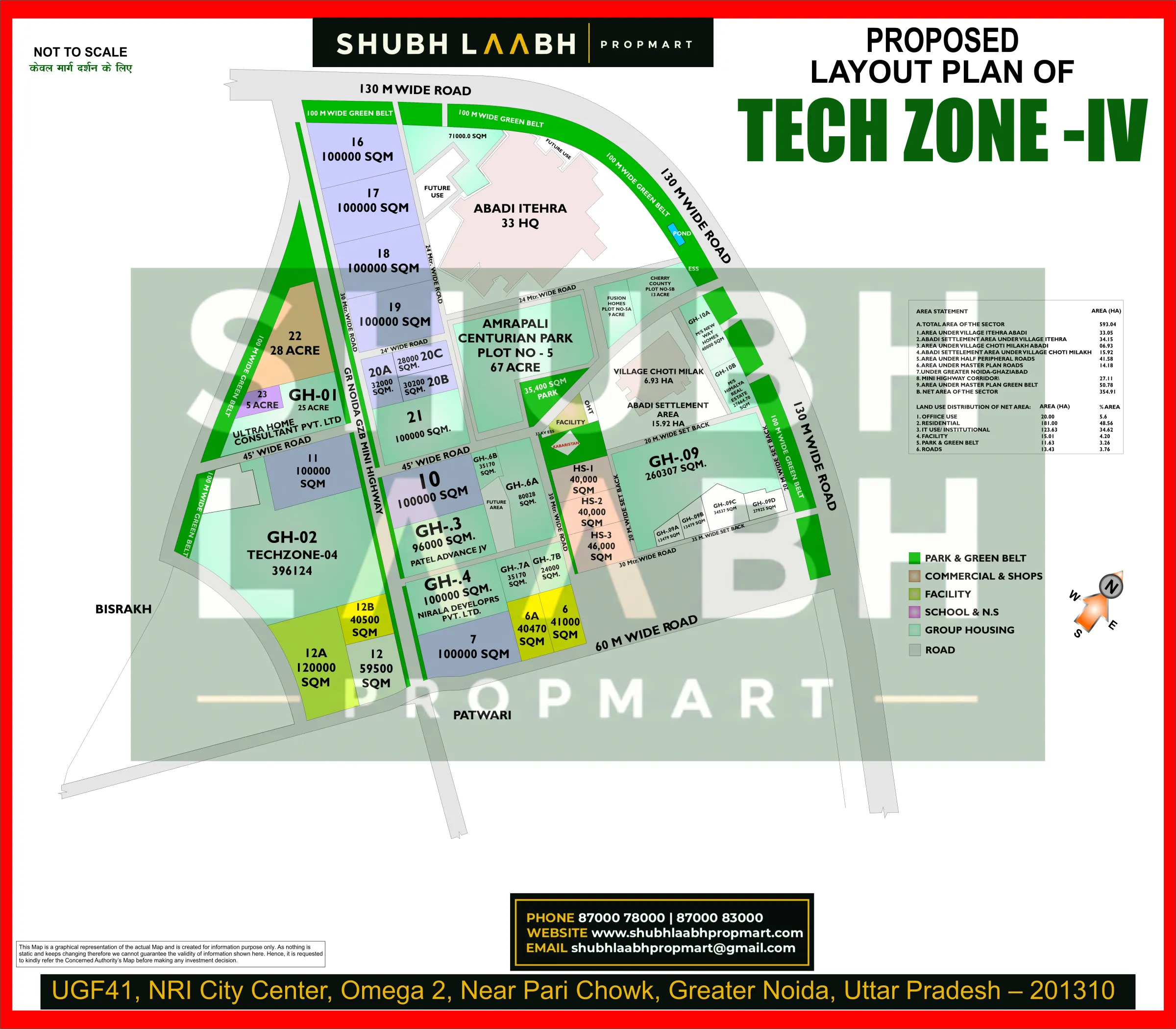 Tech Zone-IV — Greater Noida sector & pocket plan