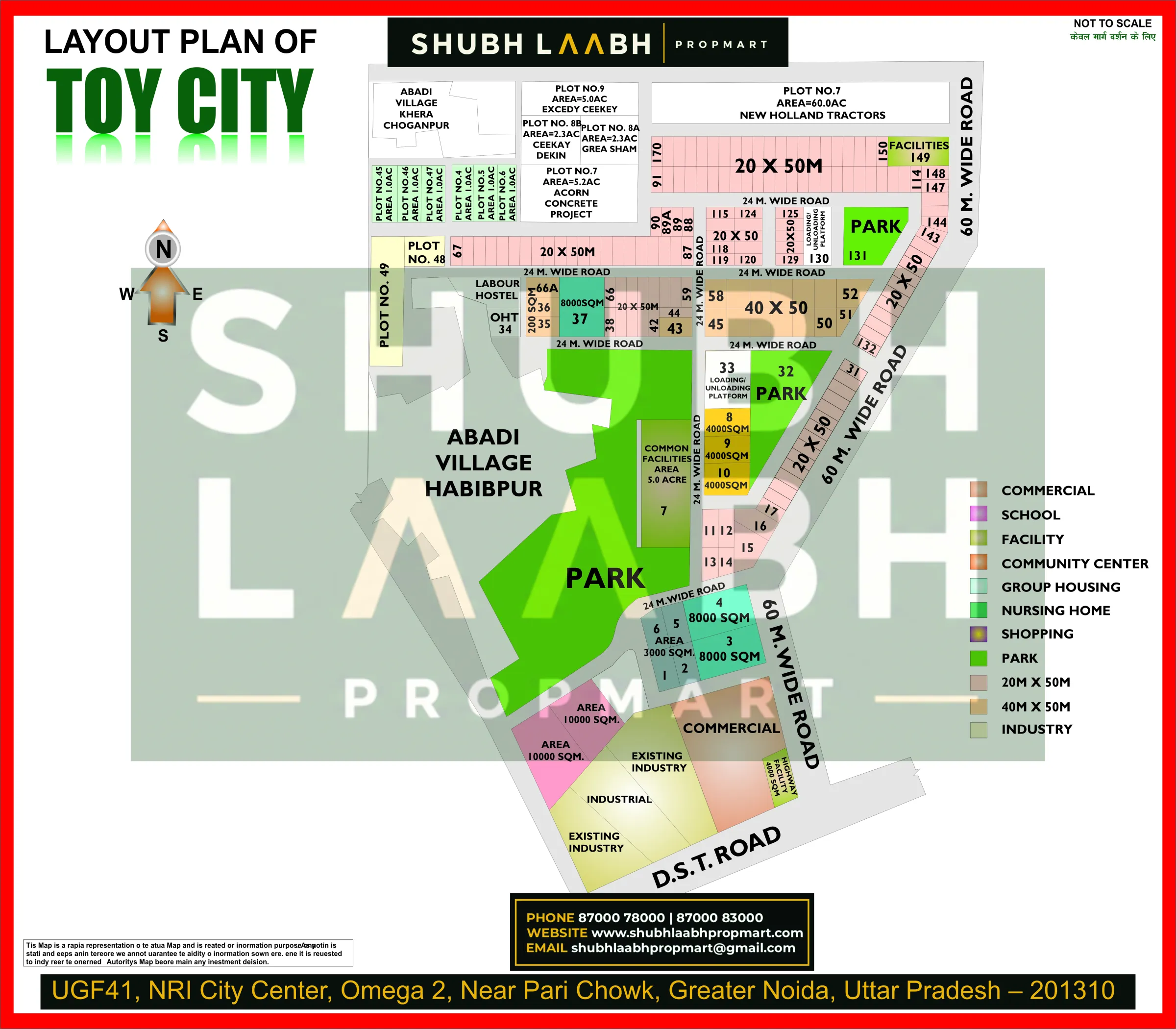 Toy City — Greater Noida sector & pocket plan