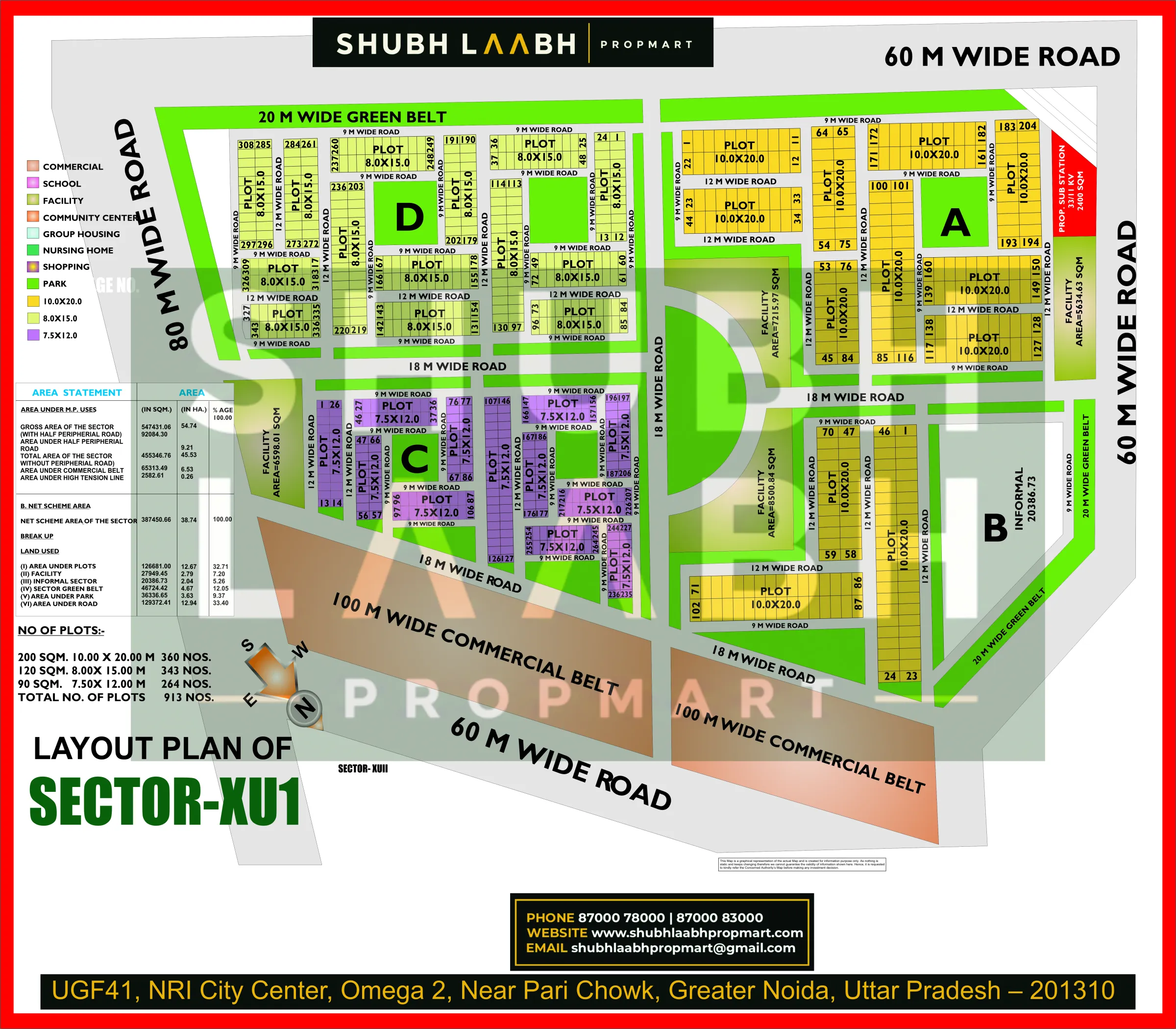 Xu-I — Greater Noida sector & pocket plan