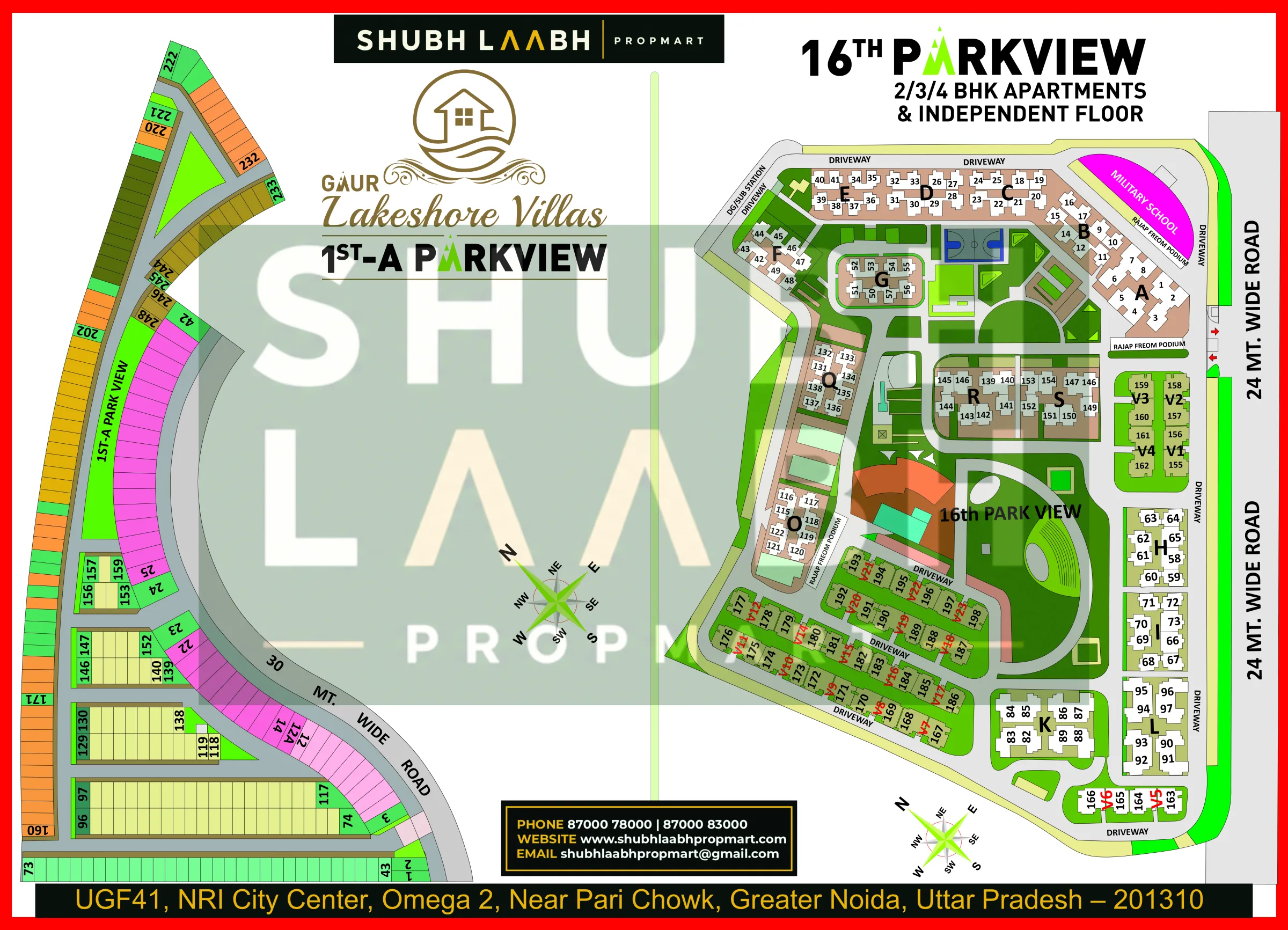 GYC 1st-A Parkview & 16th Parkview — Yamuna Expressway project layout