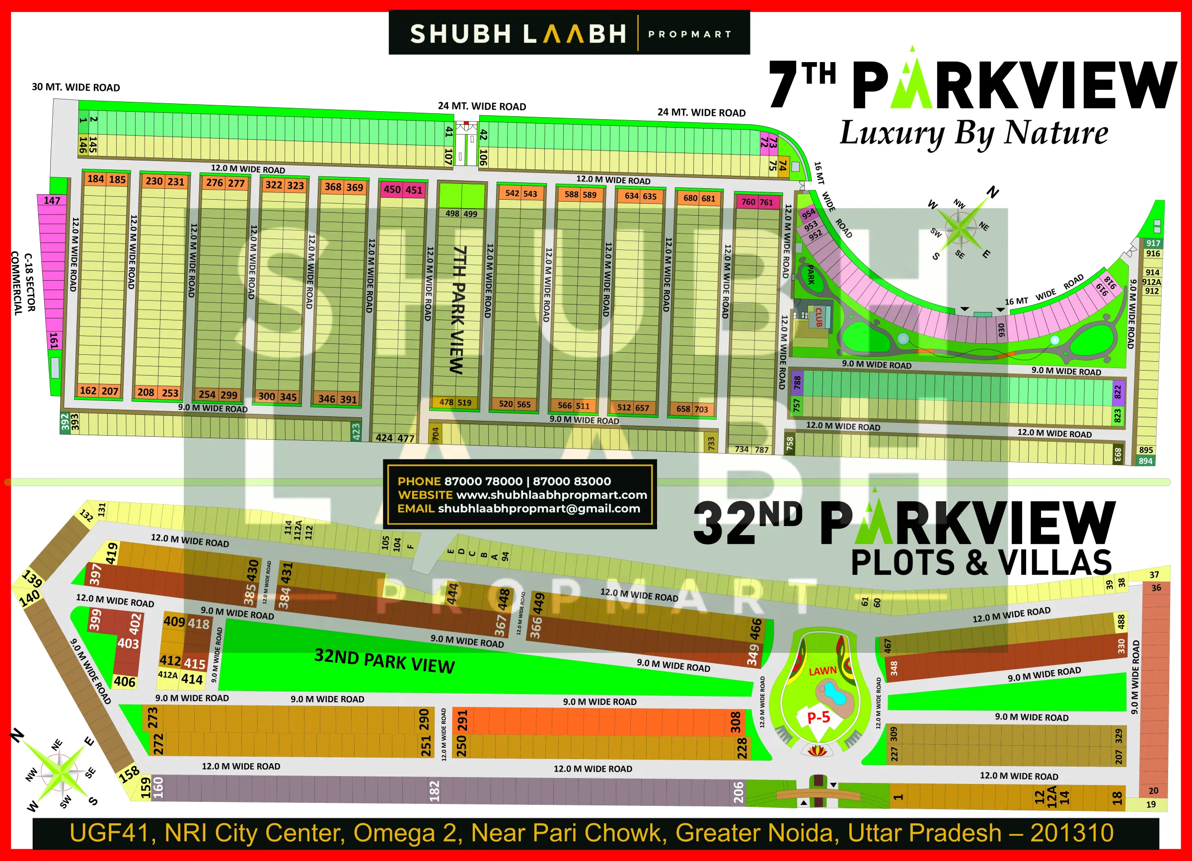 GYC 7th Parkview & 32 Parkview — Yamuna Expressway project layout
