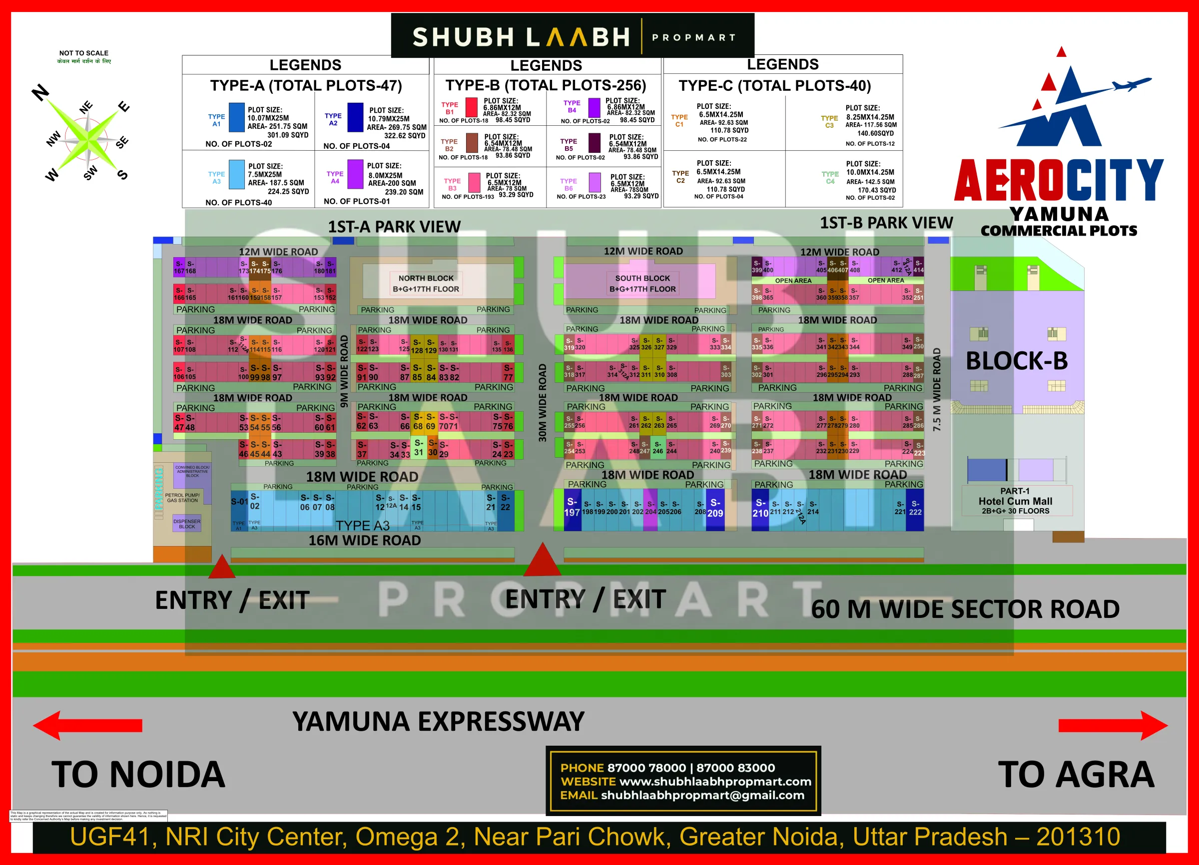 GYC Aerocity Commercial Plots — Yamuna Expressway project layout