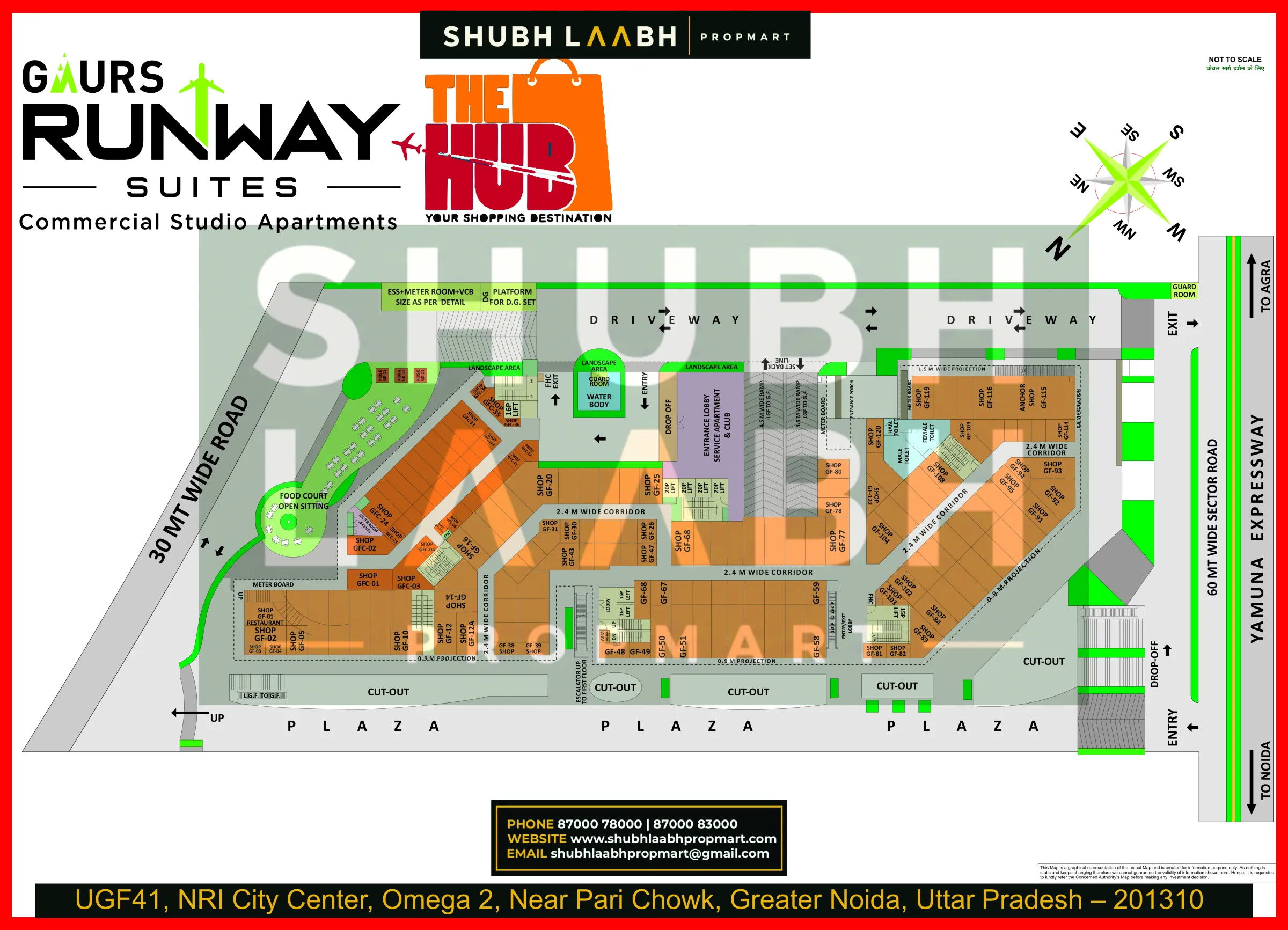 GYC Runway Hub — Yamuna Expressway project layout