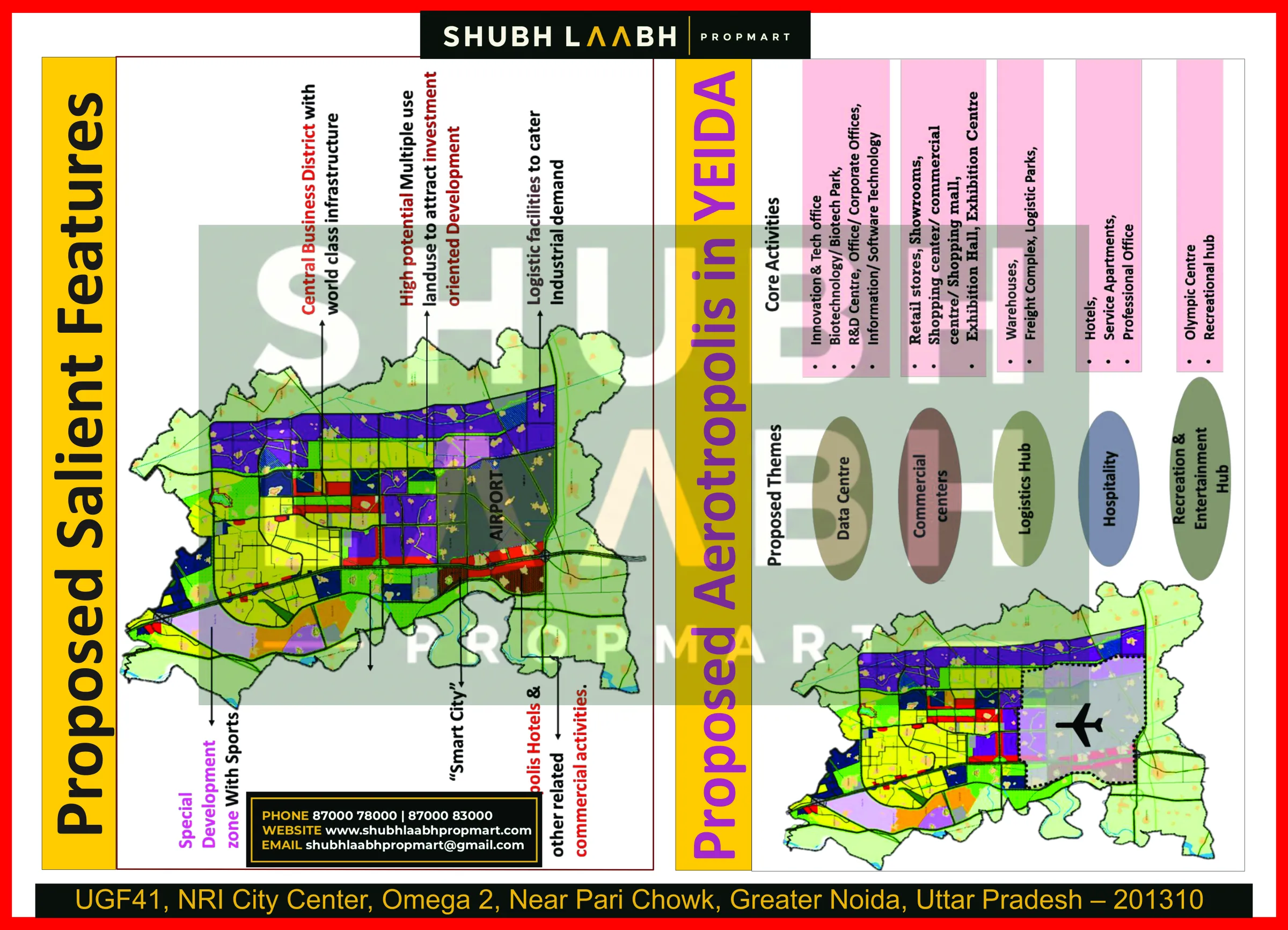 Salient Feature 2041 — Yamuna Expressway master plan