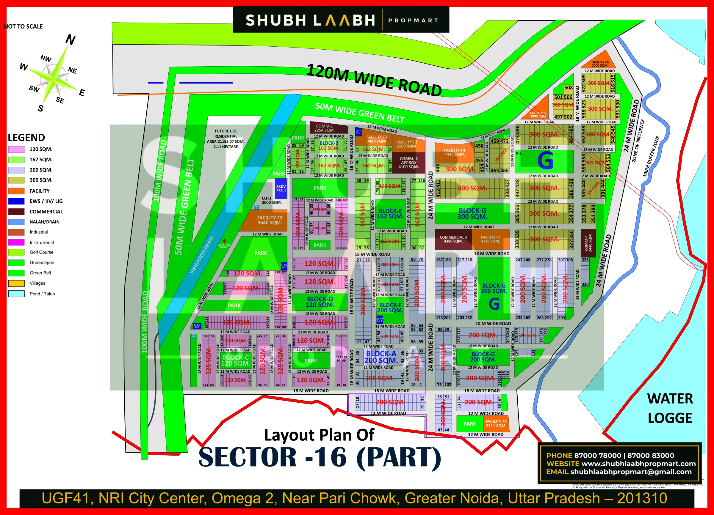 Sector-16 Part — Yamuna Expressway sector & pocket plan